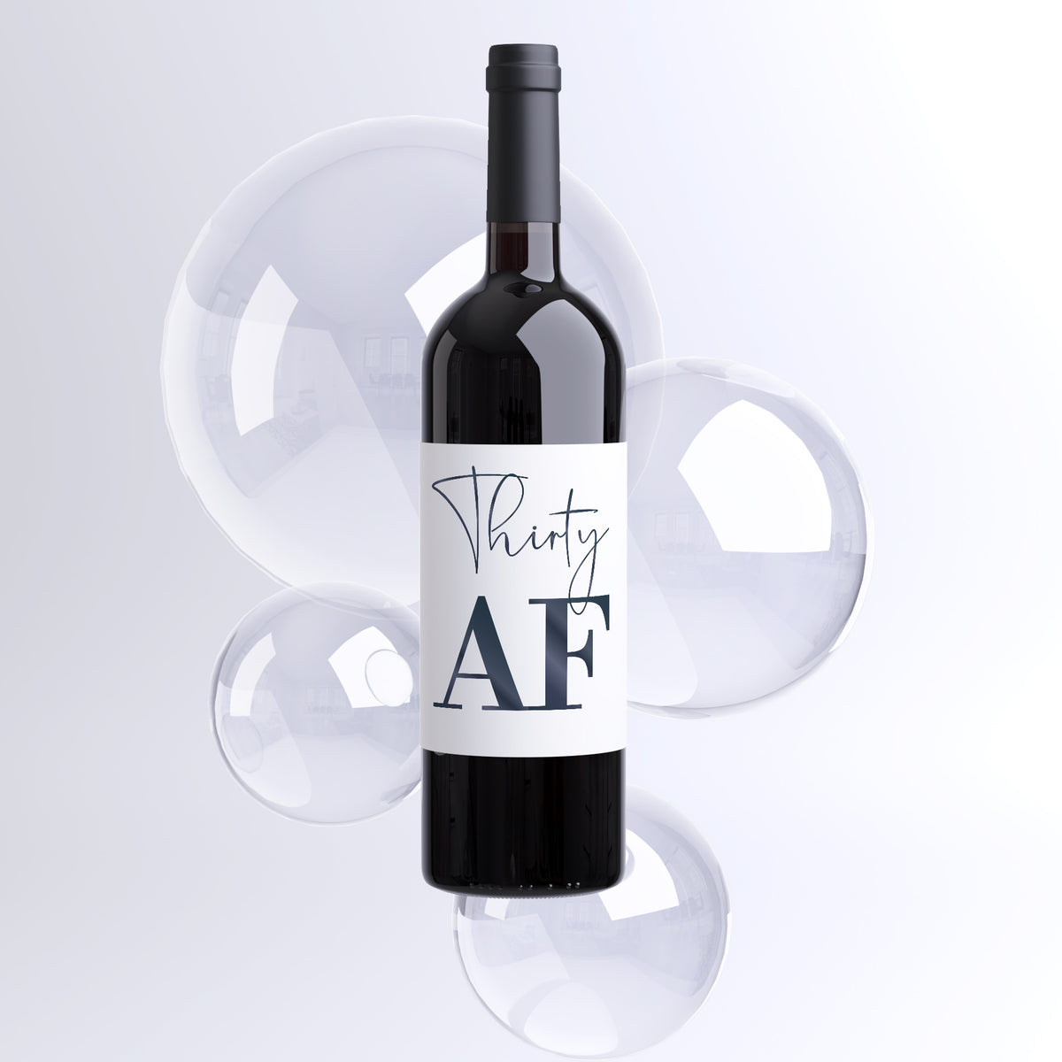 Sip Slay Hustle & Pray Wine Labels, Pack of 4