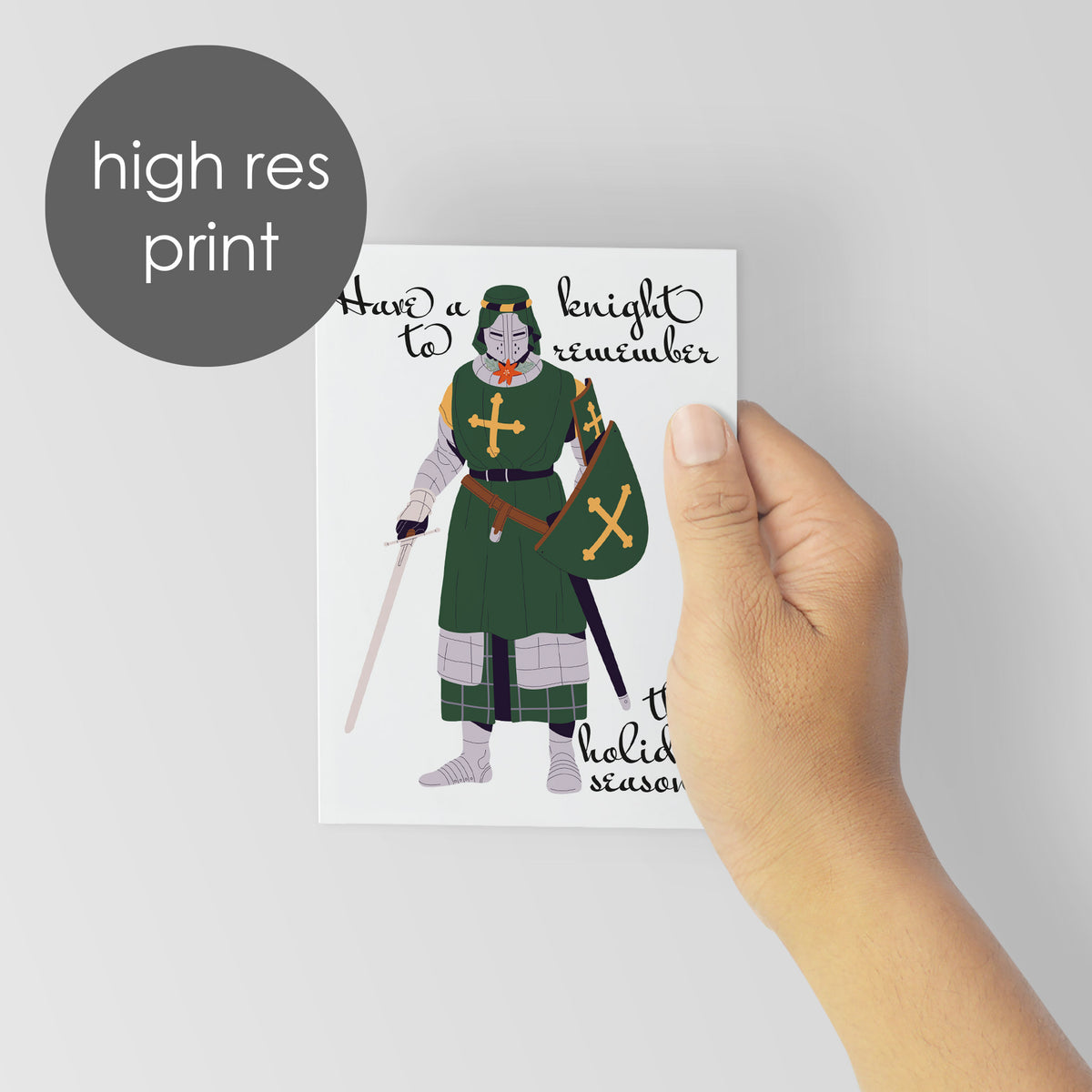 Knights in Shining Armor Christmas Cards, Set of 24