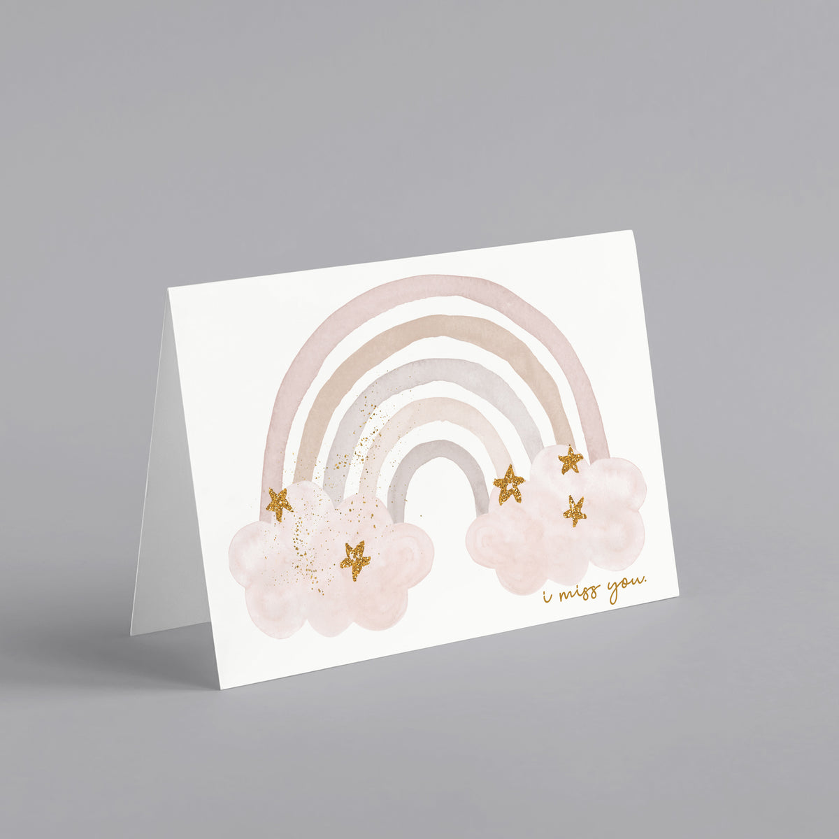 I Miss You Greeting Cards, Set of 24