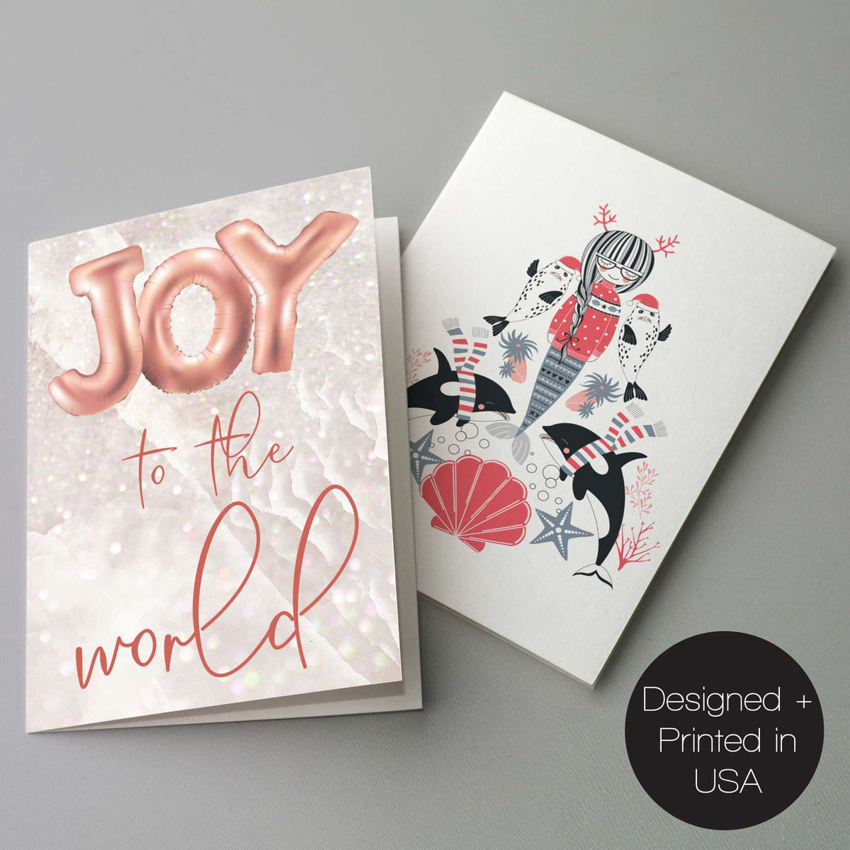 Nautical Christmas Cards, Set of 24