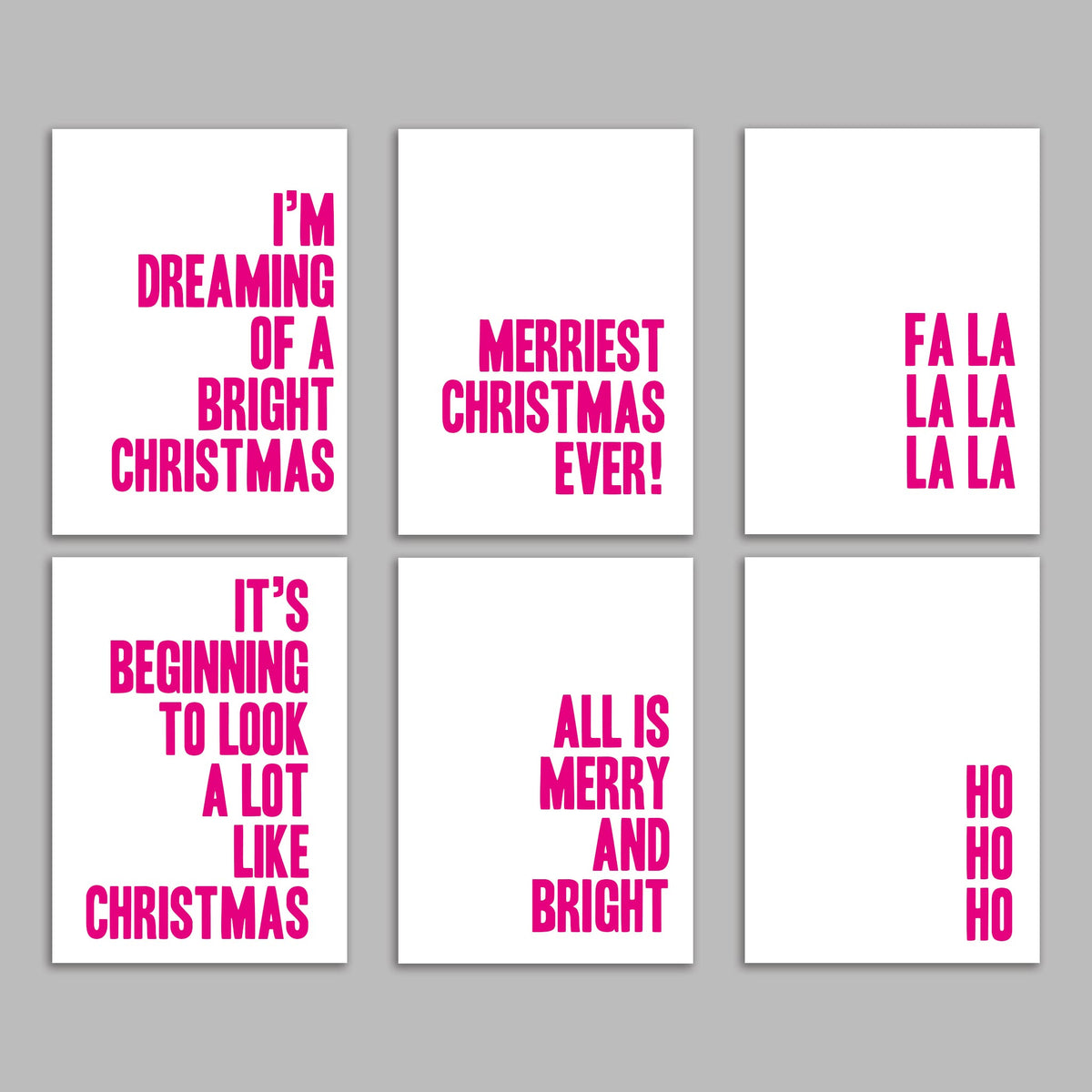 Christmas Greeting Cards, Set of 24