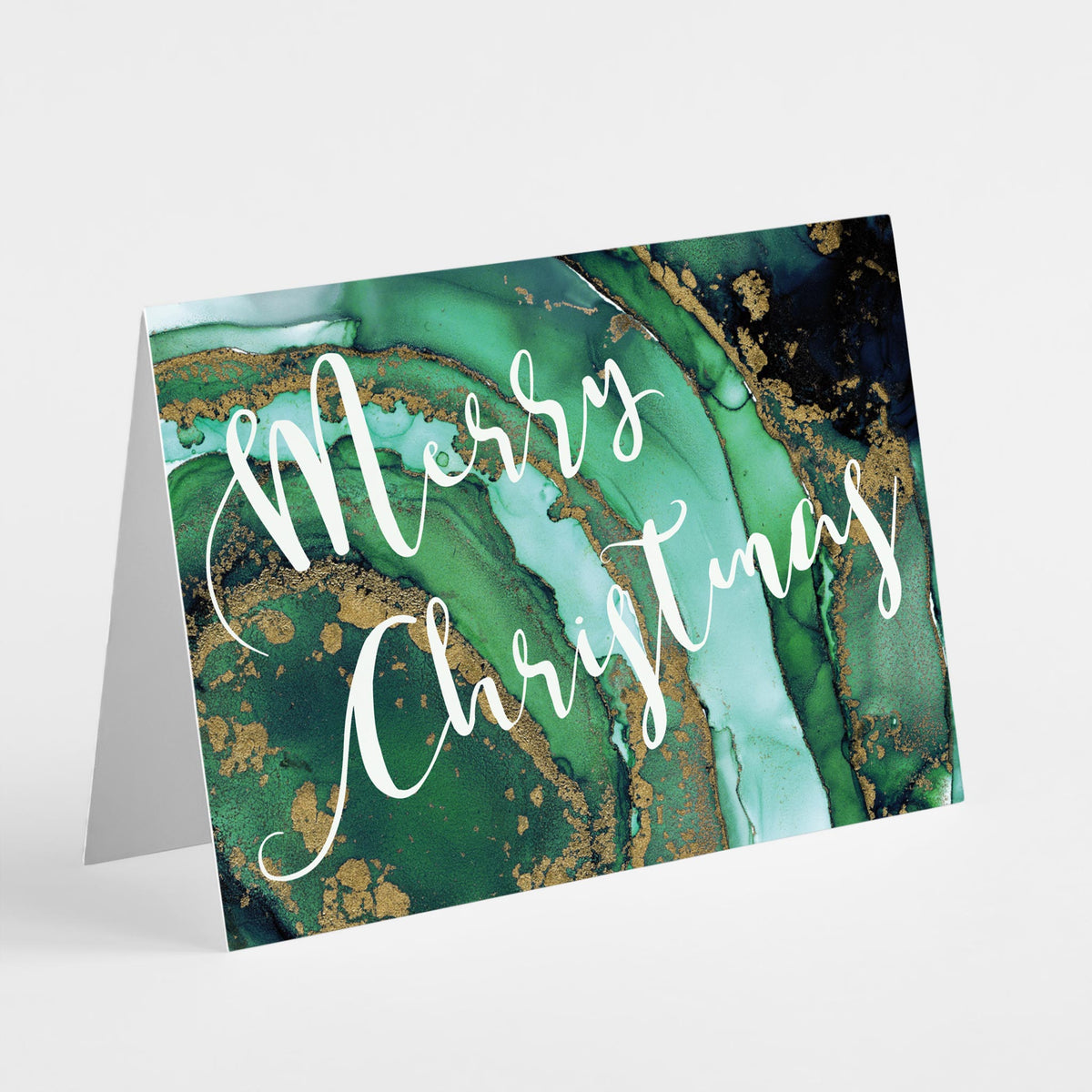 Modern Abstract Merry Christmas Cards, Set of 24