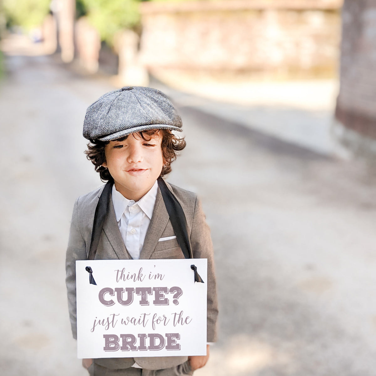 Think I'm Cute? Just Wait for the Bride Sign