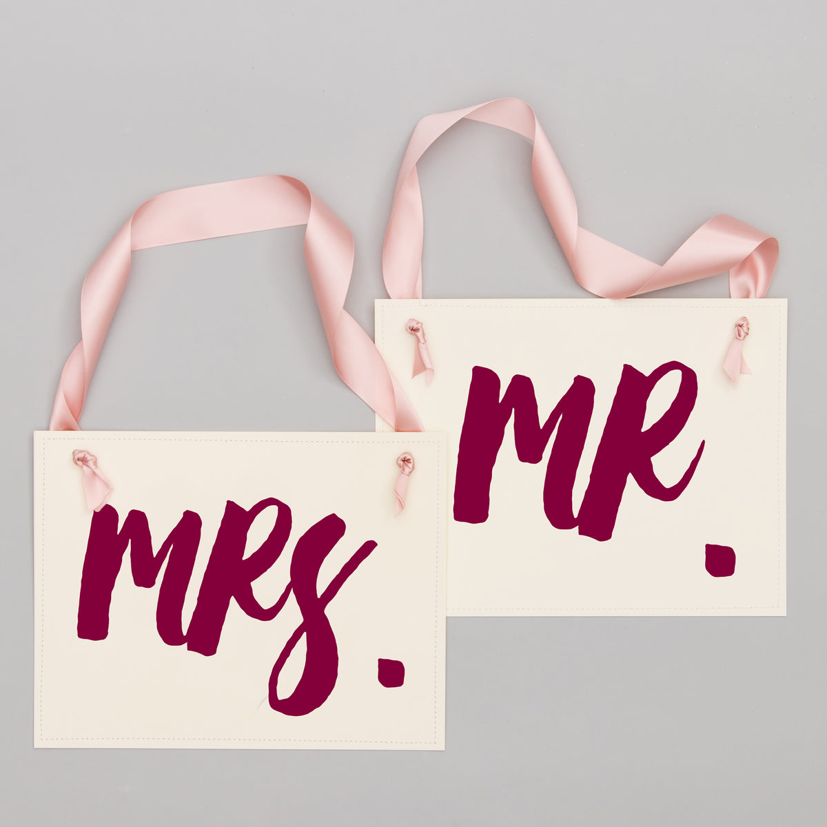 Mr. & Mrs. Chair Signs
