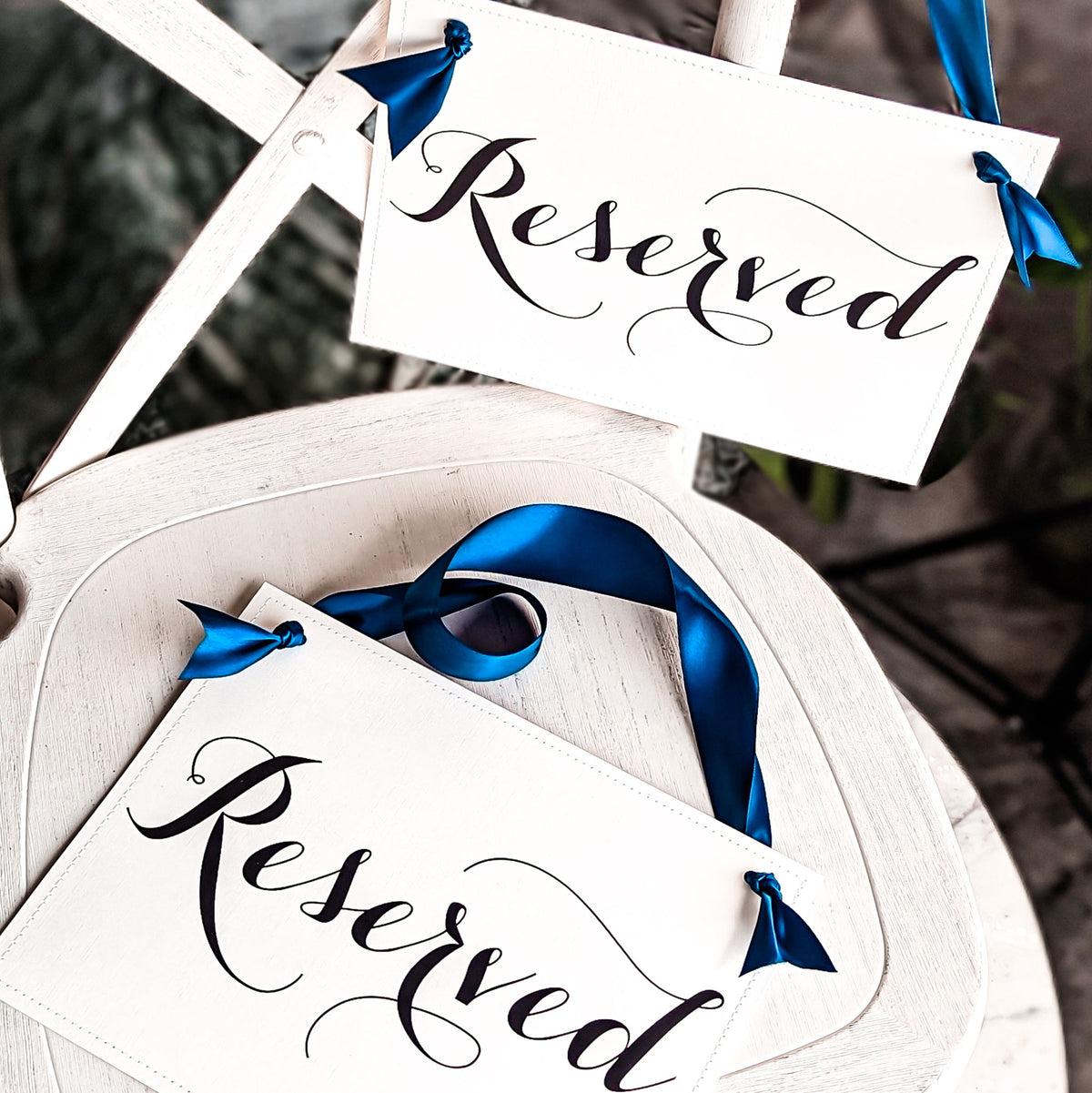 Reserved Signs, Set of 2