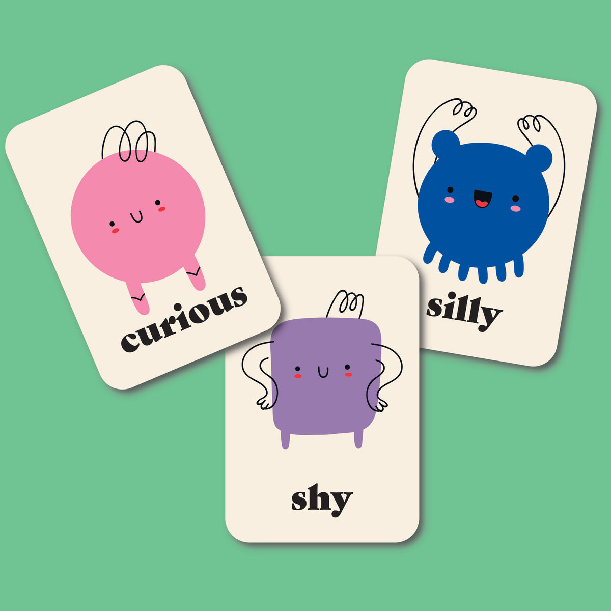 Emotion Cards for Kids, Educational Deck