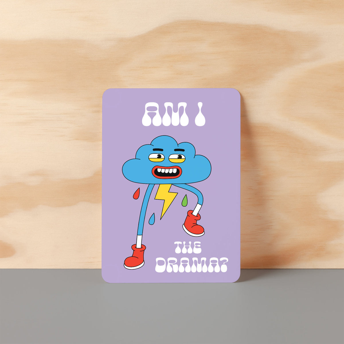 Silly Uplifting Affirmation Cards, Deck of 16