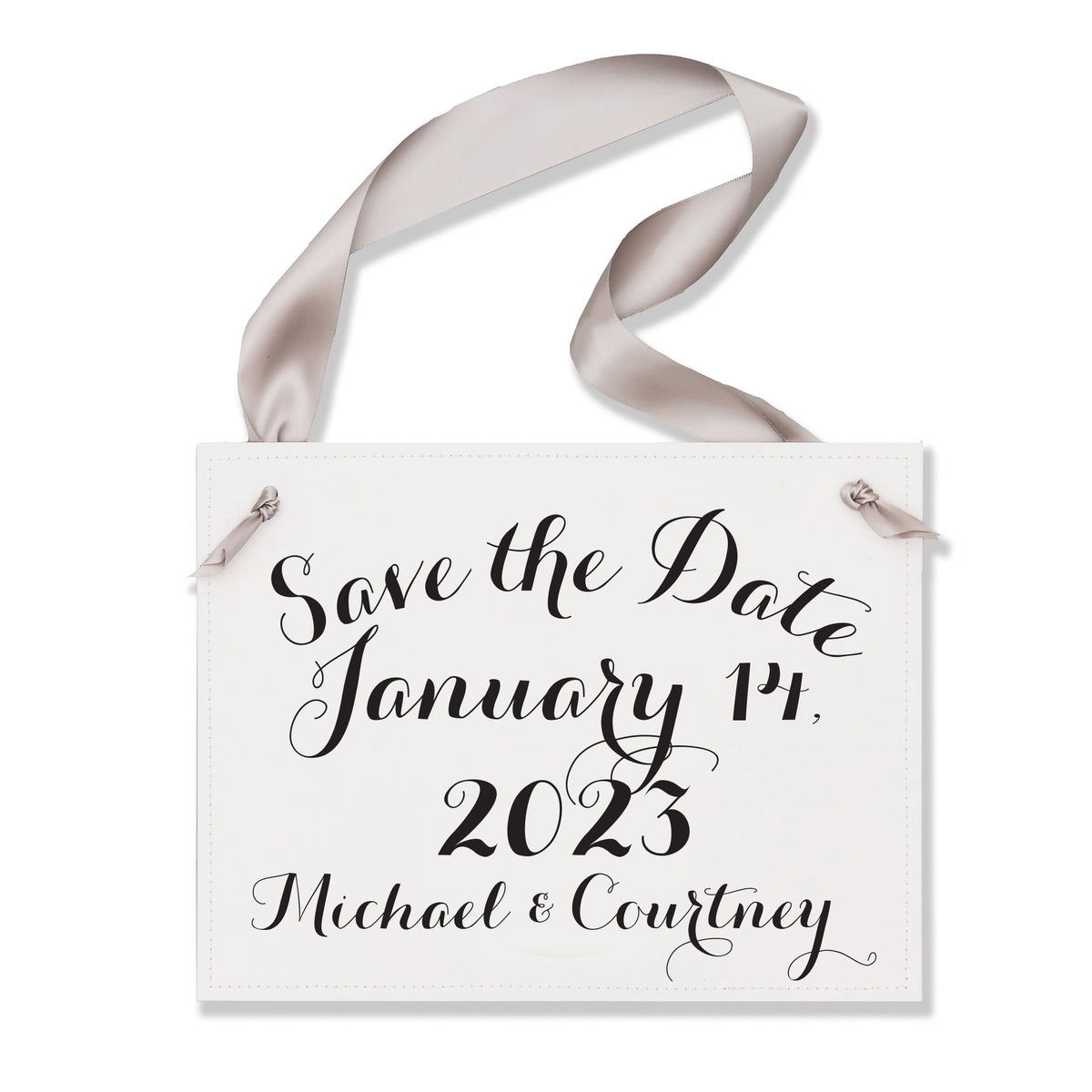 Save The Date Sign