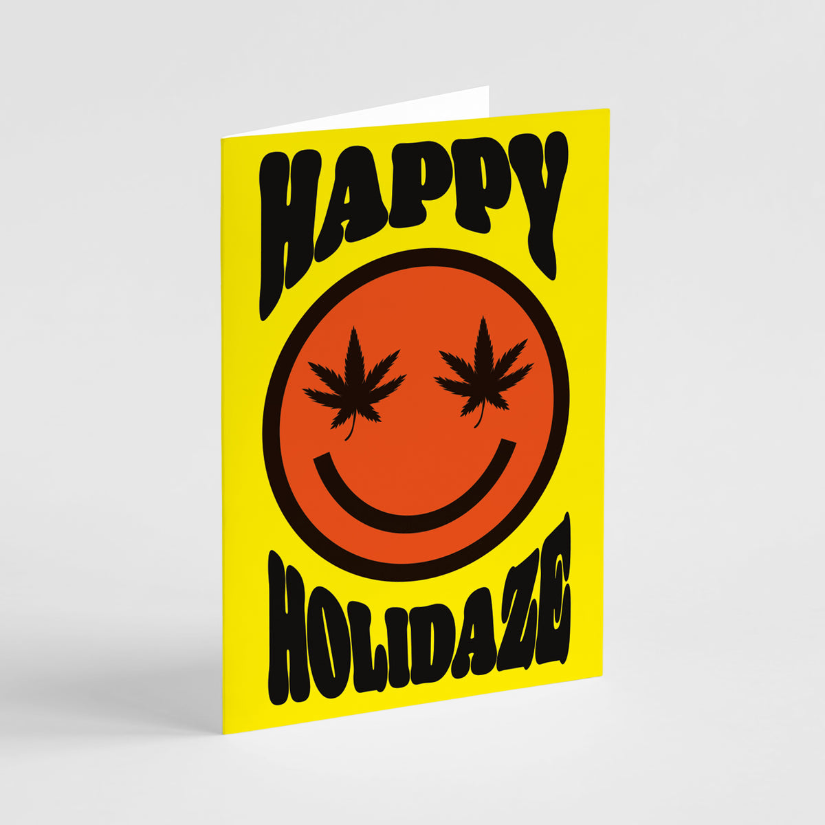 Happy Holidaze Smiley Face Greeting Cards, Set of 24