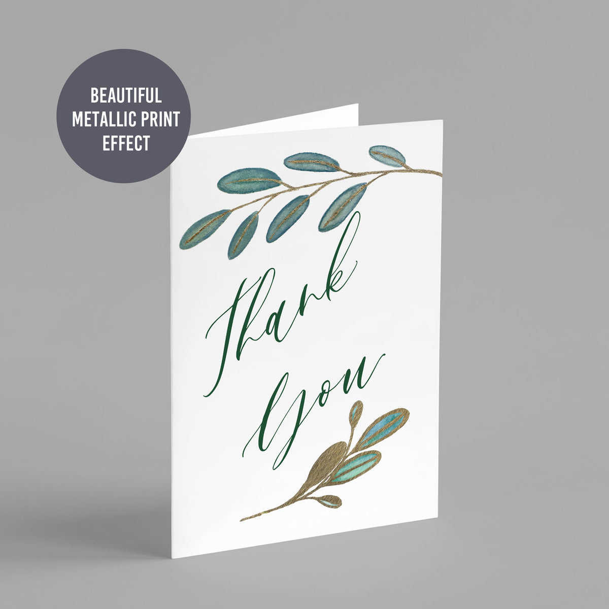 Watercolor Holiday Greeting Cards, Set of 24