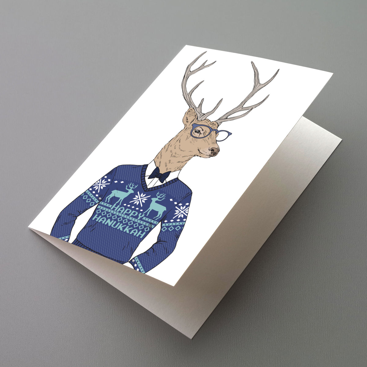 Funny Hanukkah Greeting Cards, Set of 24