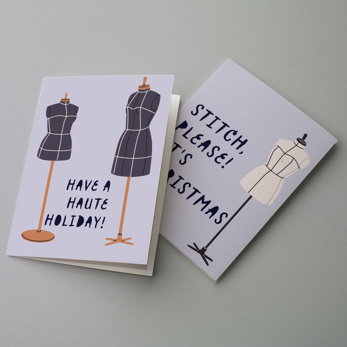 Fashion Designer Christmas Cards, Set of 24
