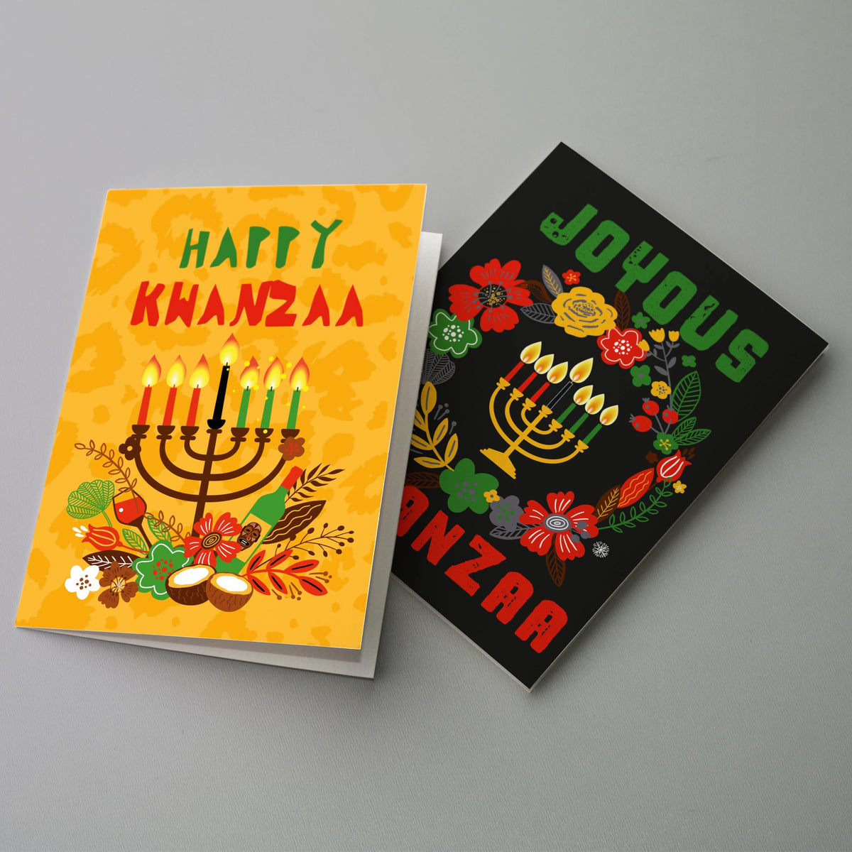 Happy Kwanzaa Greeting Cards, Set of 24