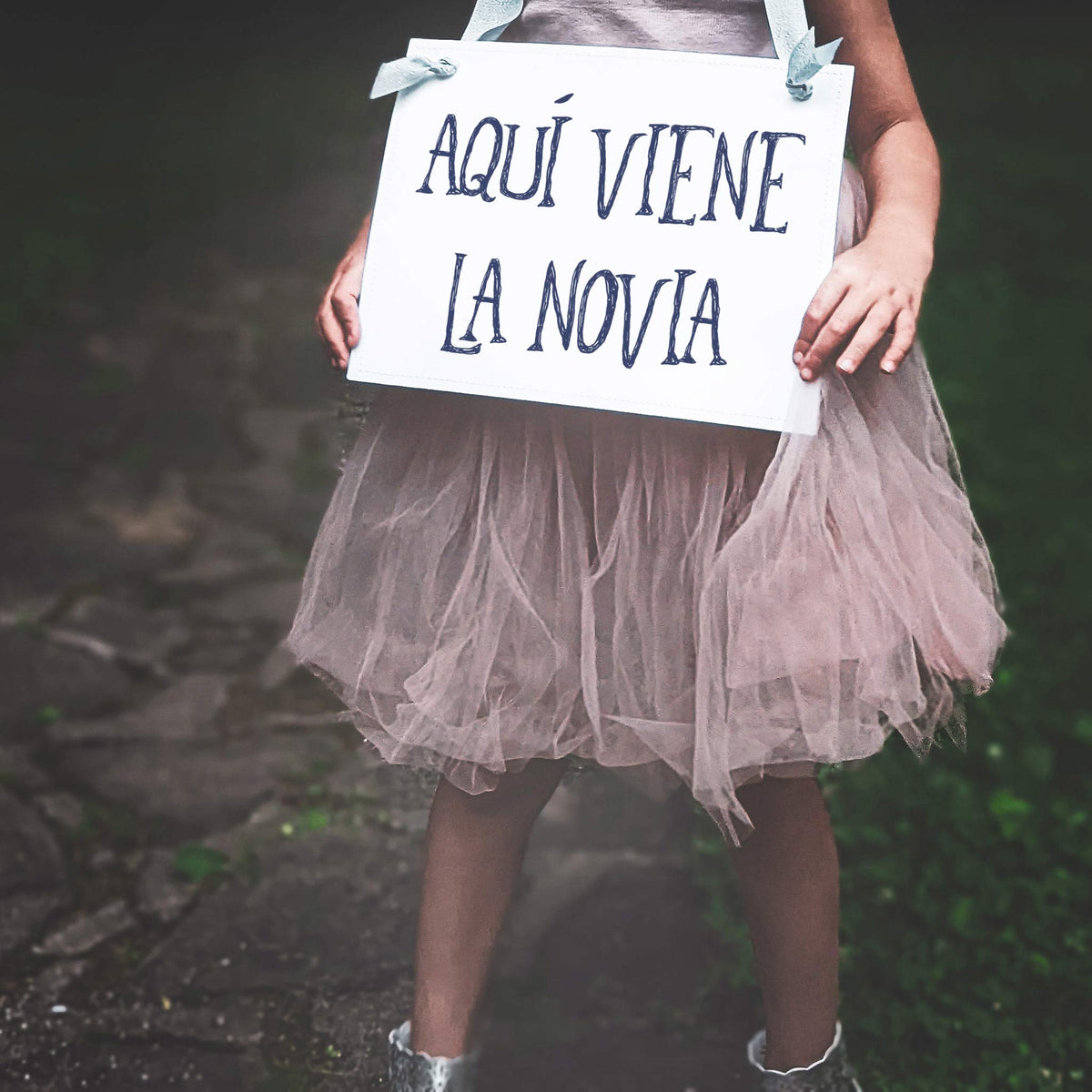 Aquí Viene La Novia Sign