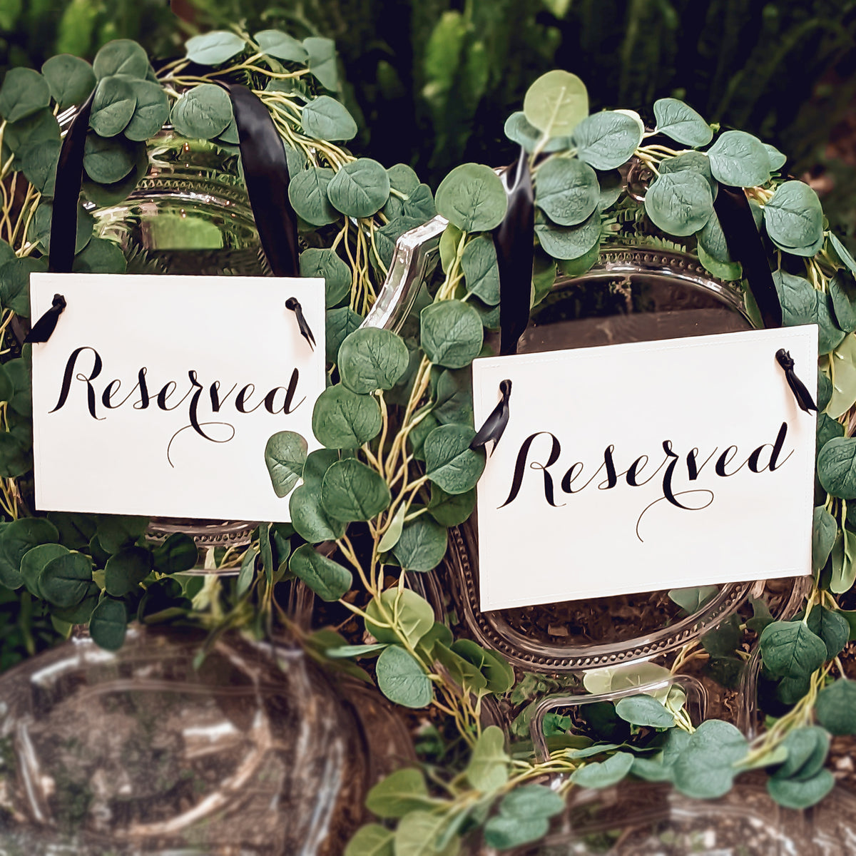 Reserved Signs, Set of 2