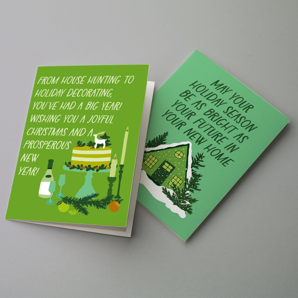 Real Estate Holiday Greeting Cards, Set of 24