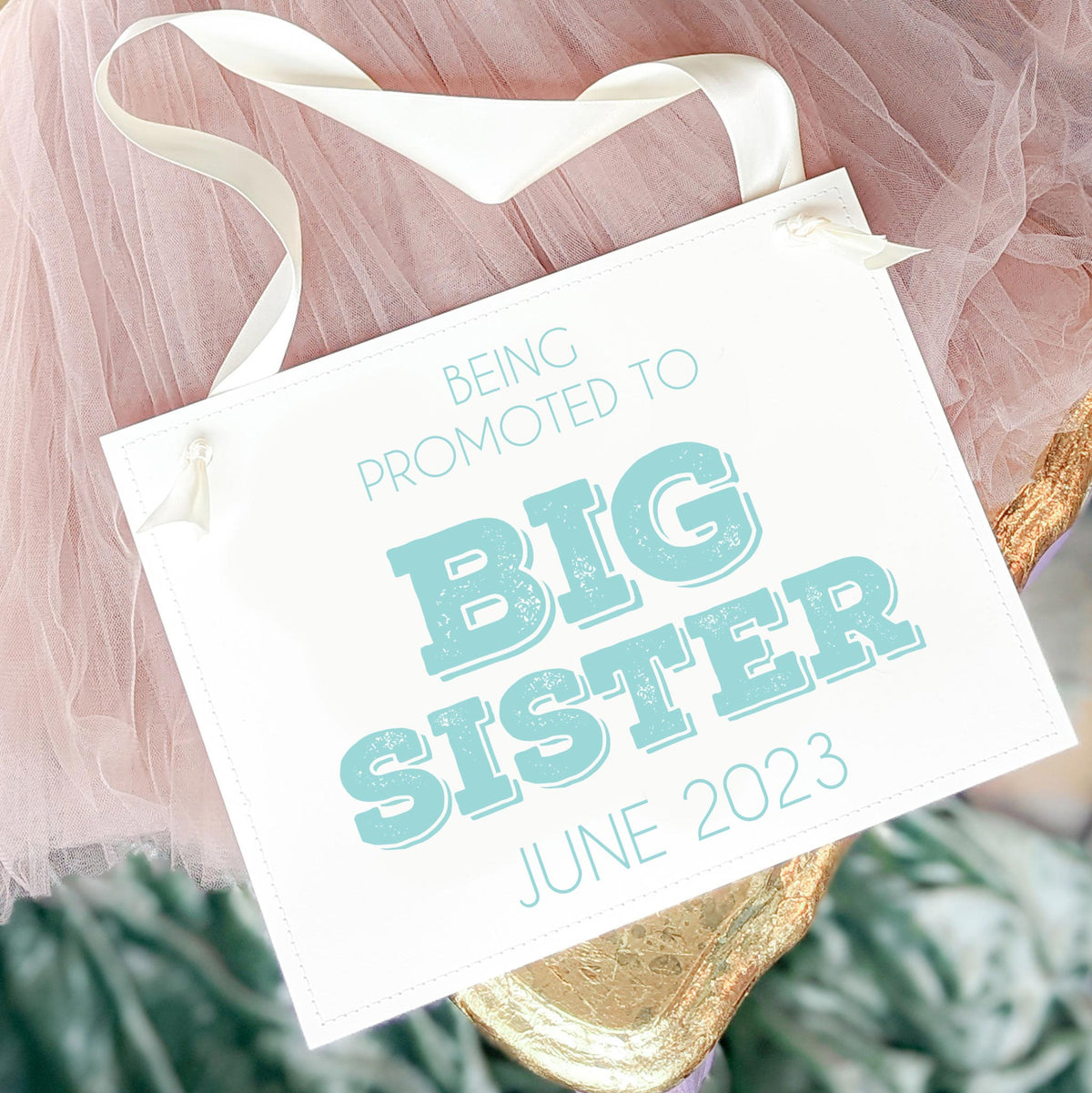 Big Sister Promotion Sign