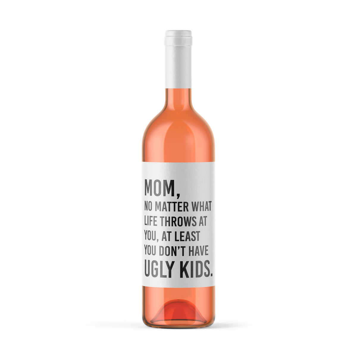 Funny Wine Labels for Mom, Pack of 4