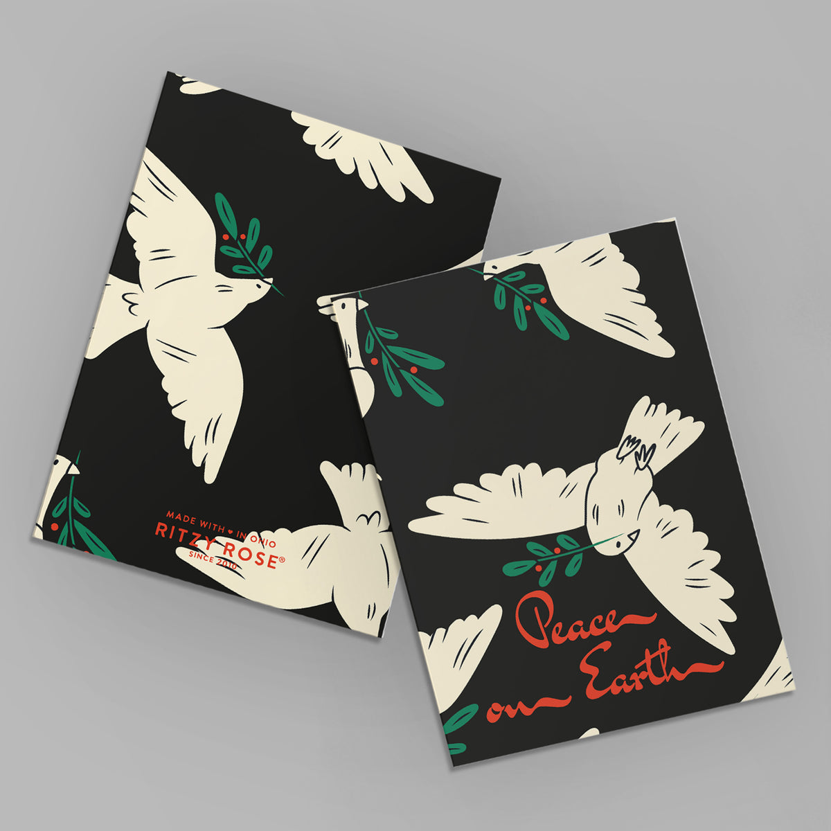 Peace on Earth Holiday Greeting Cards, Set of 24