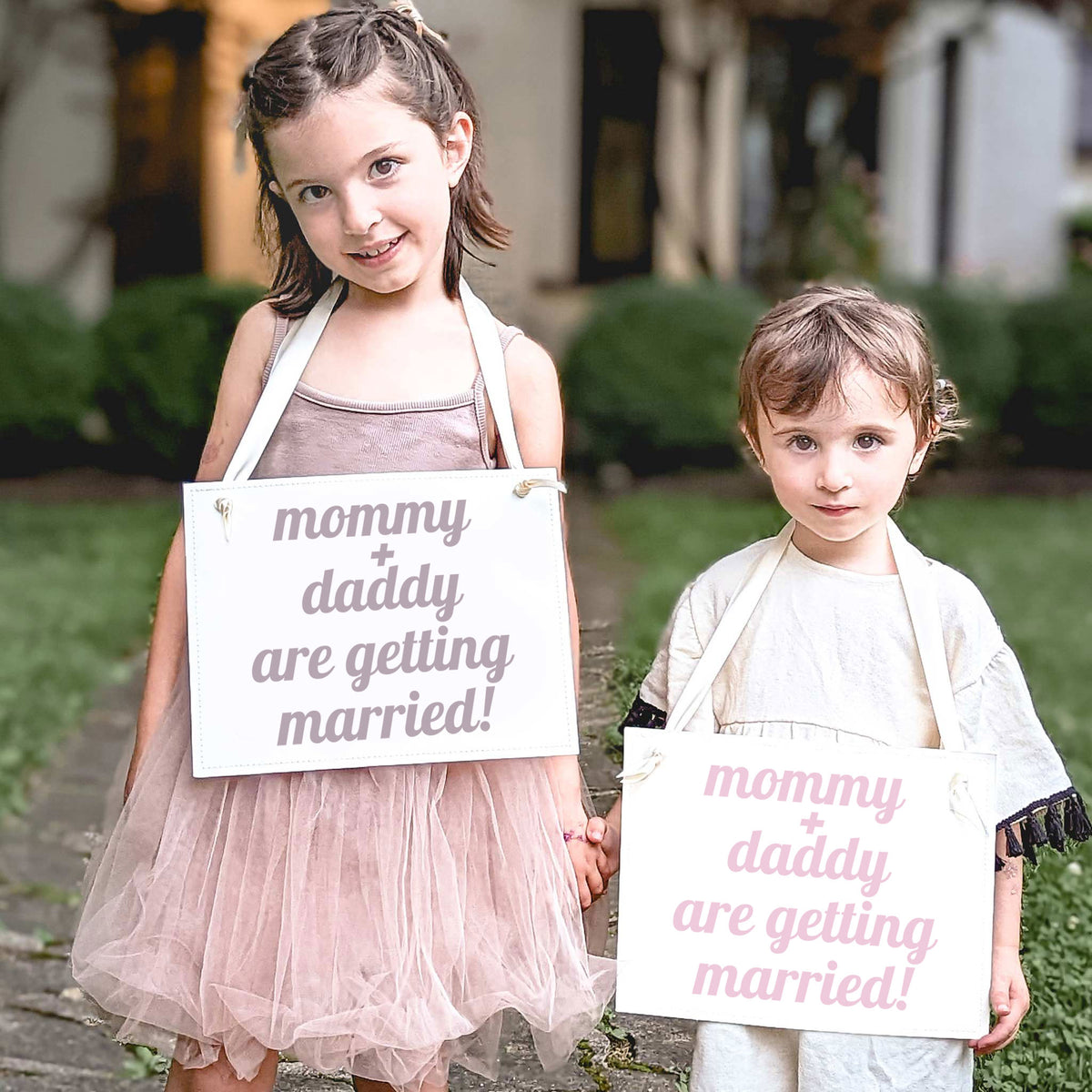 Mommy and Daddy Are Getting Married Sign