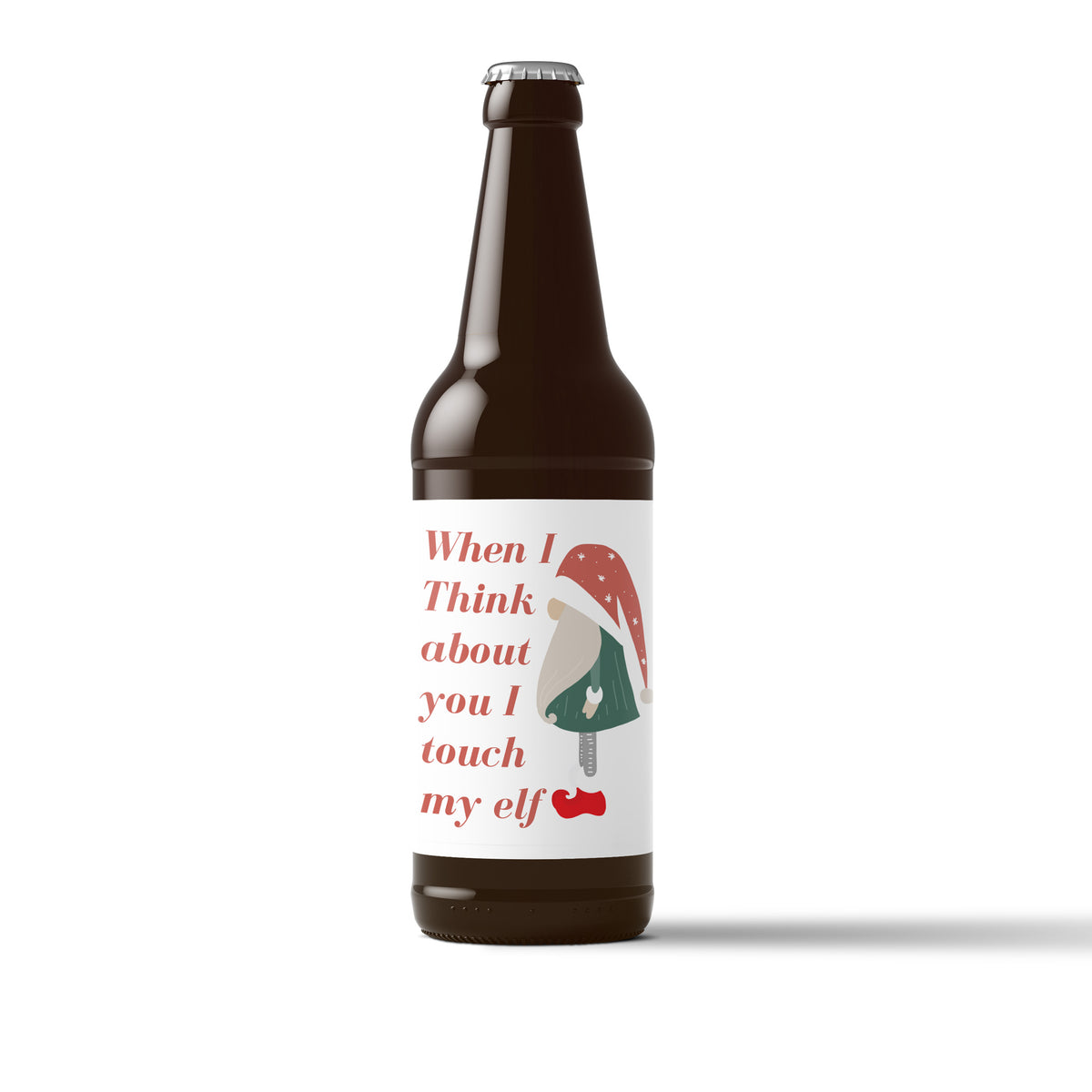 Festive Holiday Beer Labels, Pack of 6
