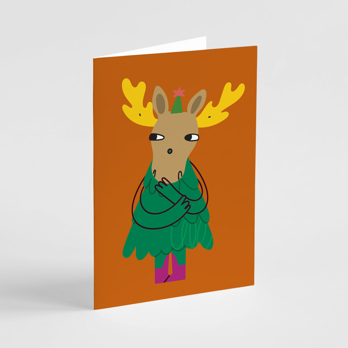 Holiday Cards with Cute Animals, Set of 24