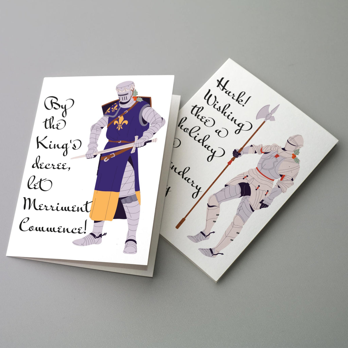 Knights in Shining Armor Christmas Cards, Set of 24