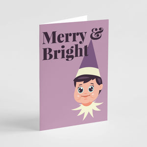 24 Lavender Christmas Cards in 6 Fun Traditional Designs + Envelopes