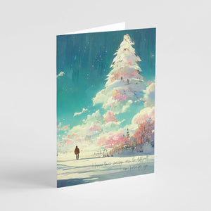 24 Supportive Sympathy Holiday Cards + Envelopes