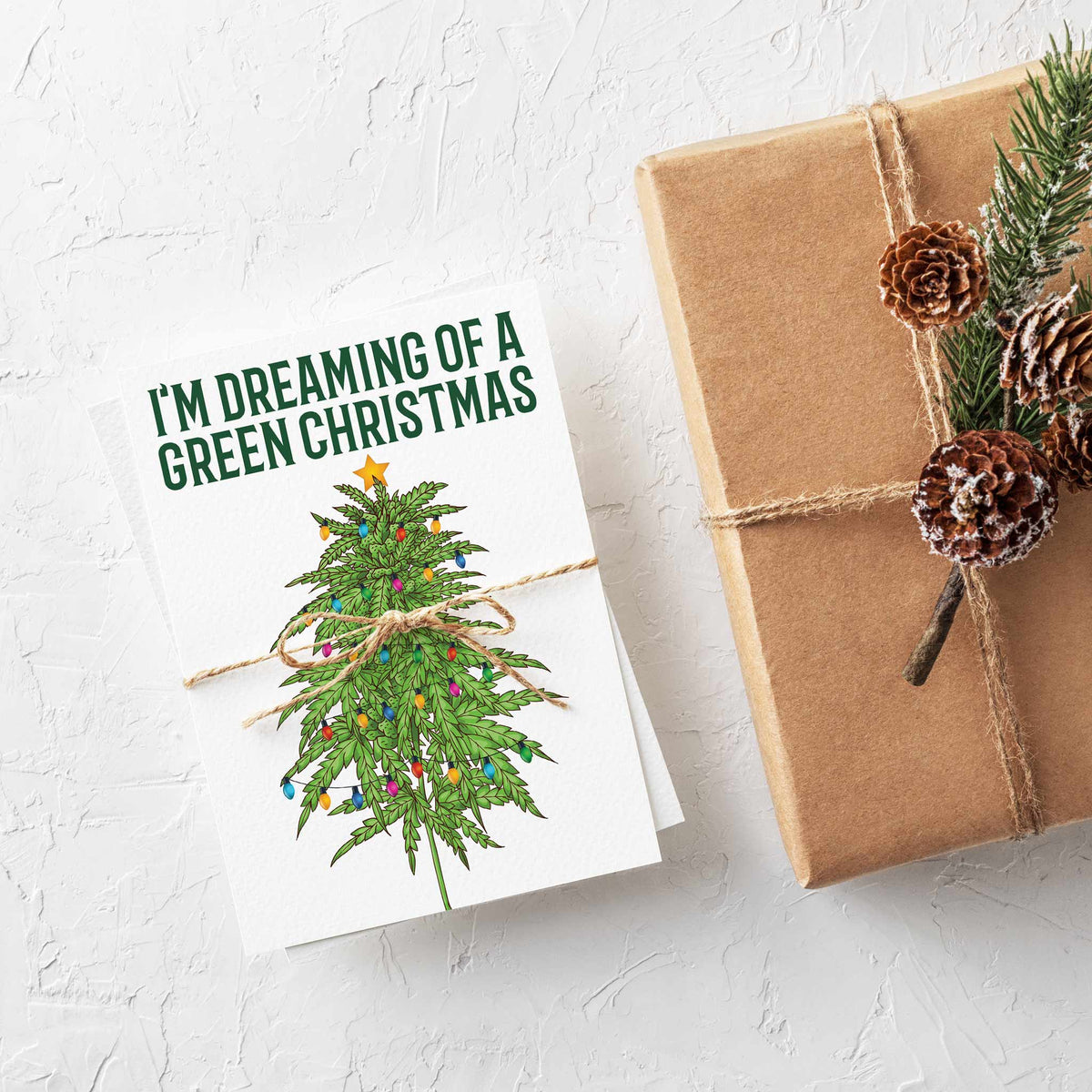 Cannabis Christmas Cards, Set of 24