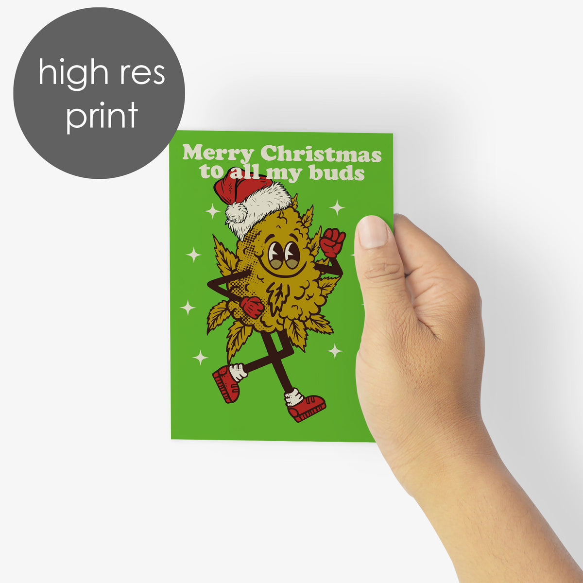 Mixed Holiday Stoner Greeting Cards, Set of 24