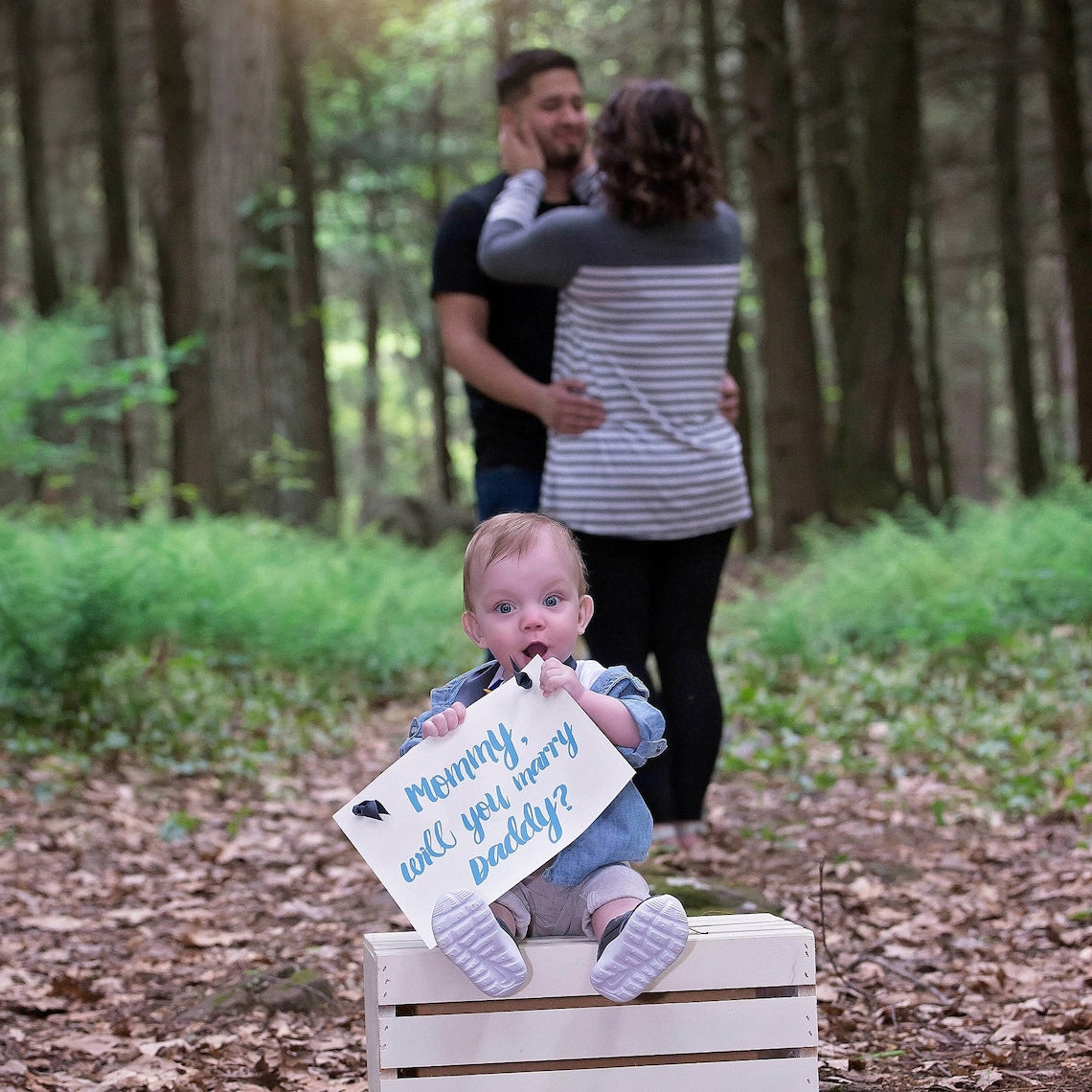 Mommy Will You Marry Daddy? Proposal Banner