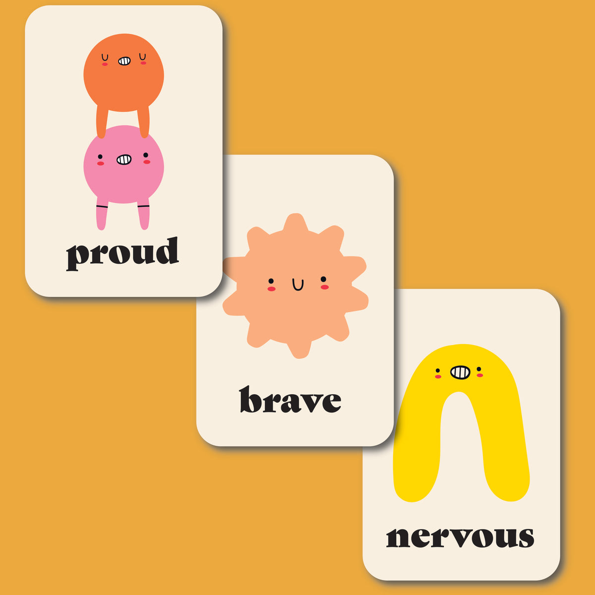 Emotion Cards for Kids, Educational Deck