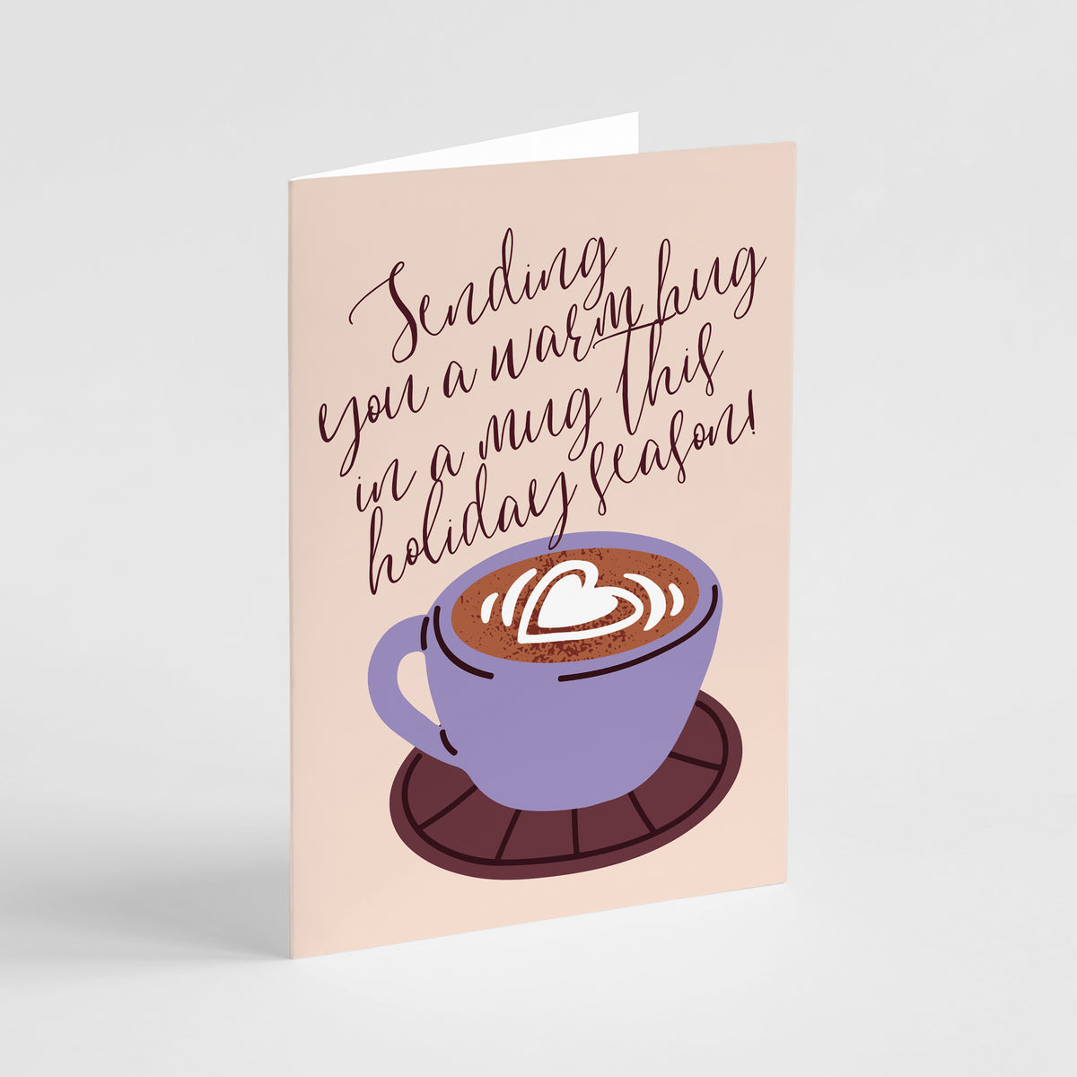Coffee Christmas Greeting Cards, Set of 24