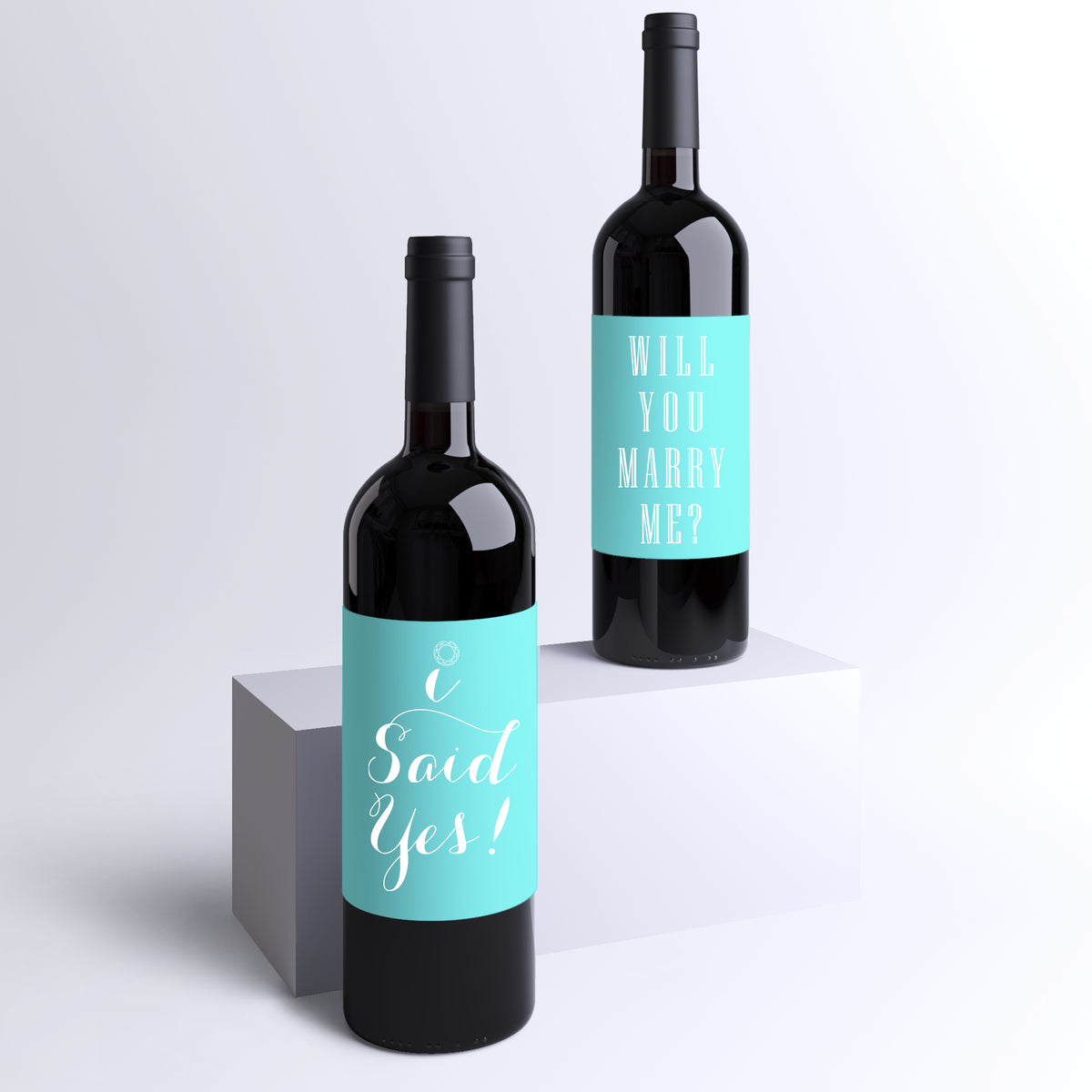 Proposal Wine Labels, Pack of 2