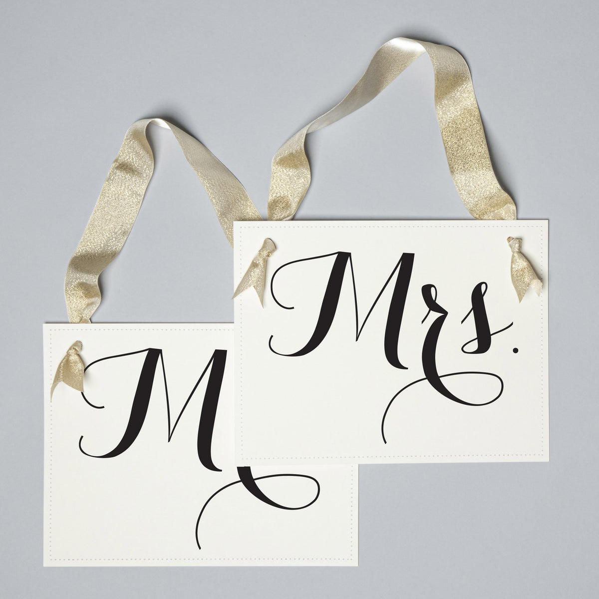 Mr. & Mrs. Chair Signs