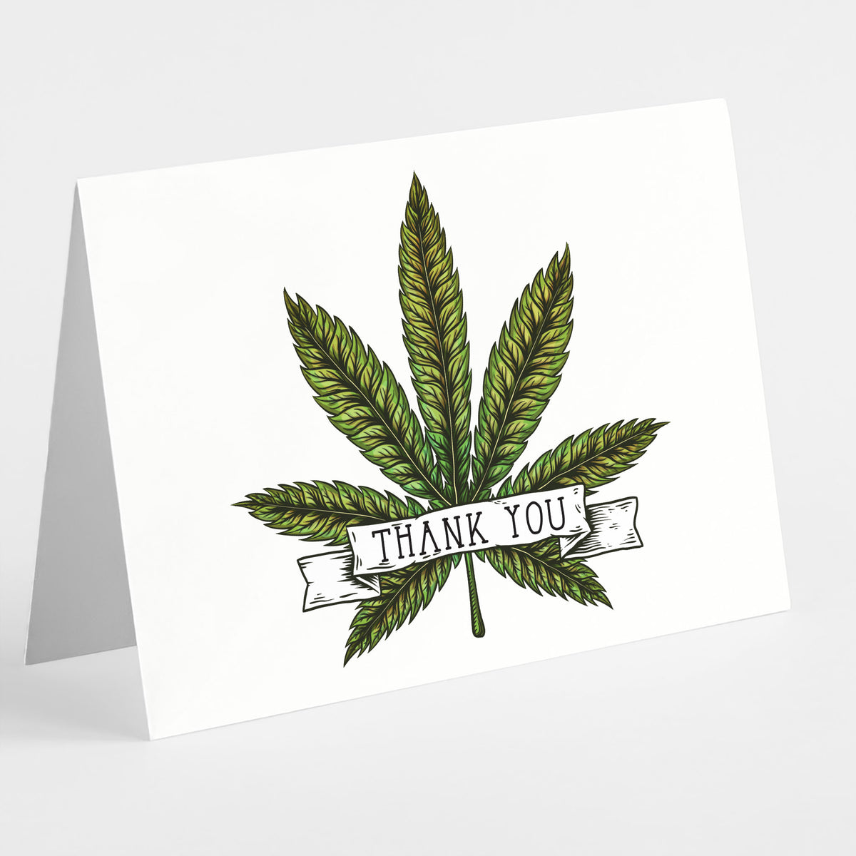 Cannabis Thank You Cards, Set of 24