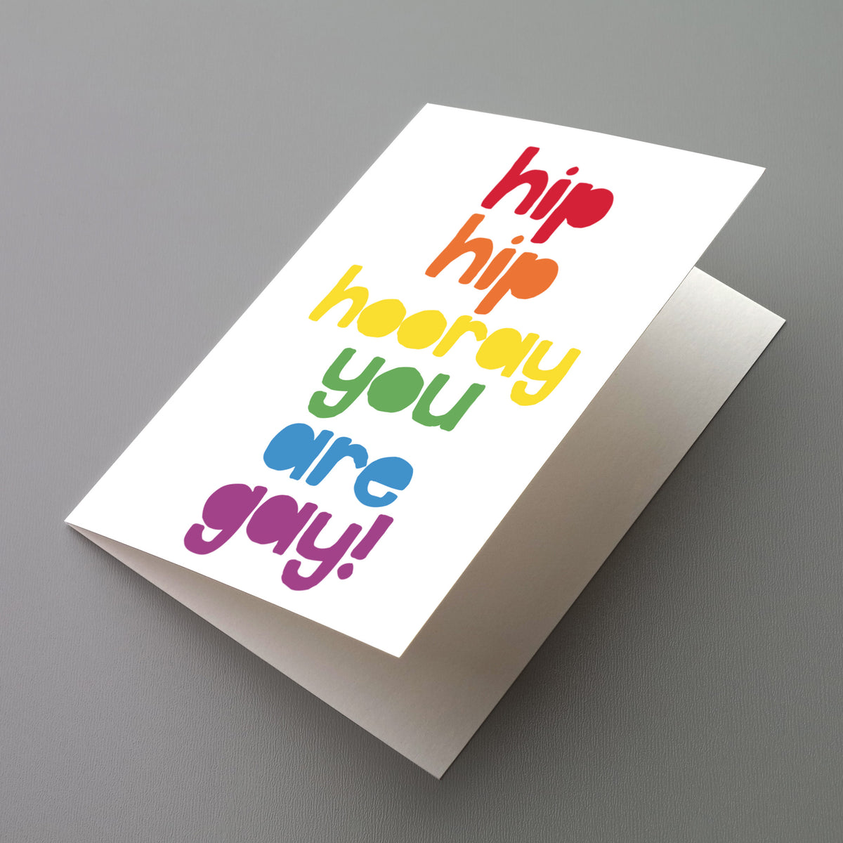 Funny Gay Pride Greeting Cards, Set of 24