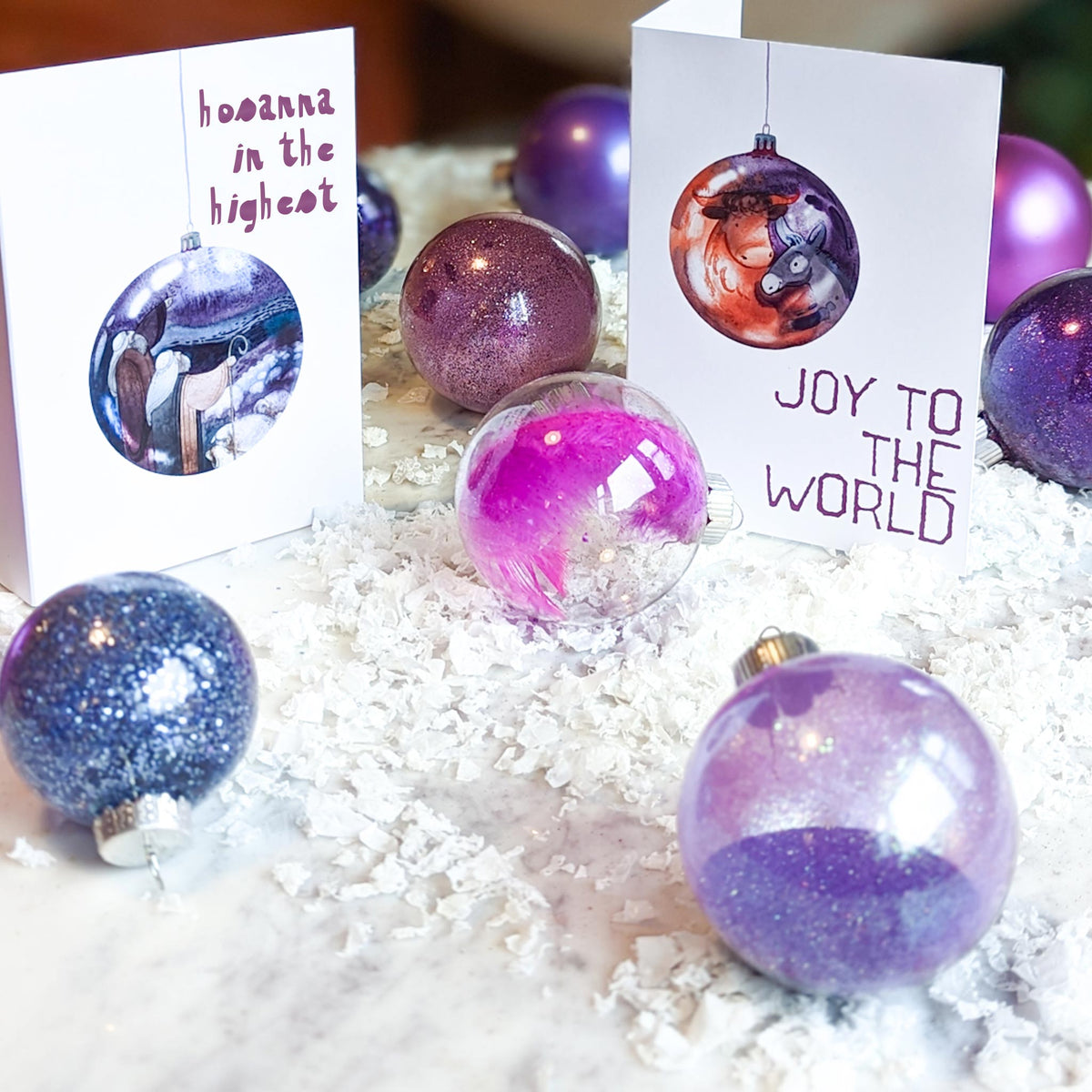 Traditional Religious Christmas Greeting Cards, Set of 24