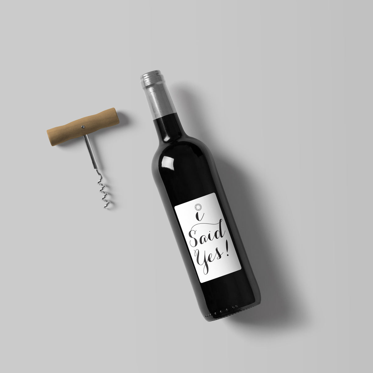 Proposal Wine Labels, Pack of 2