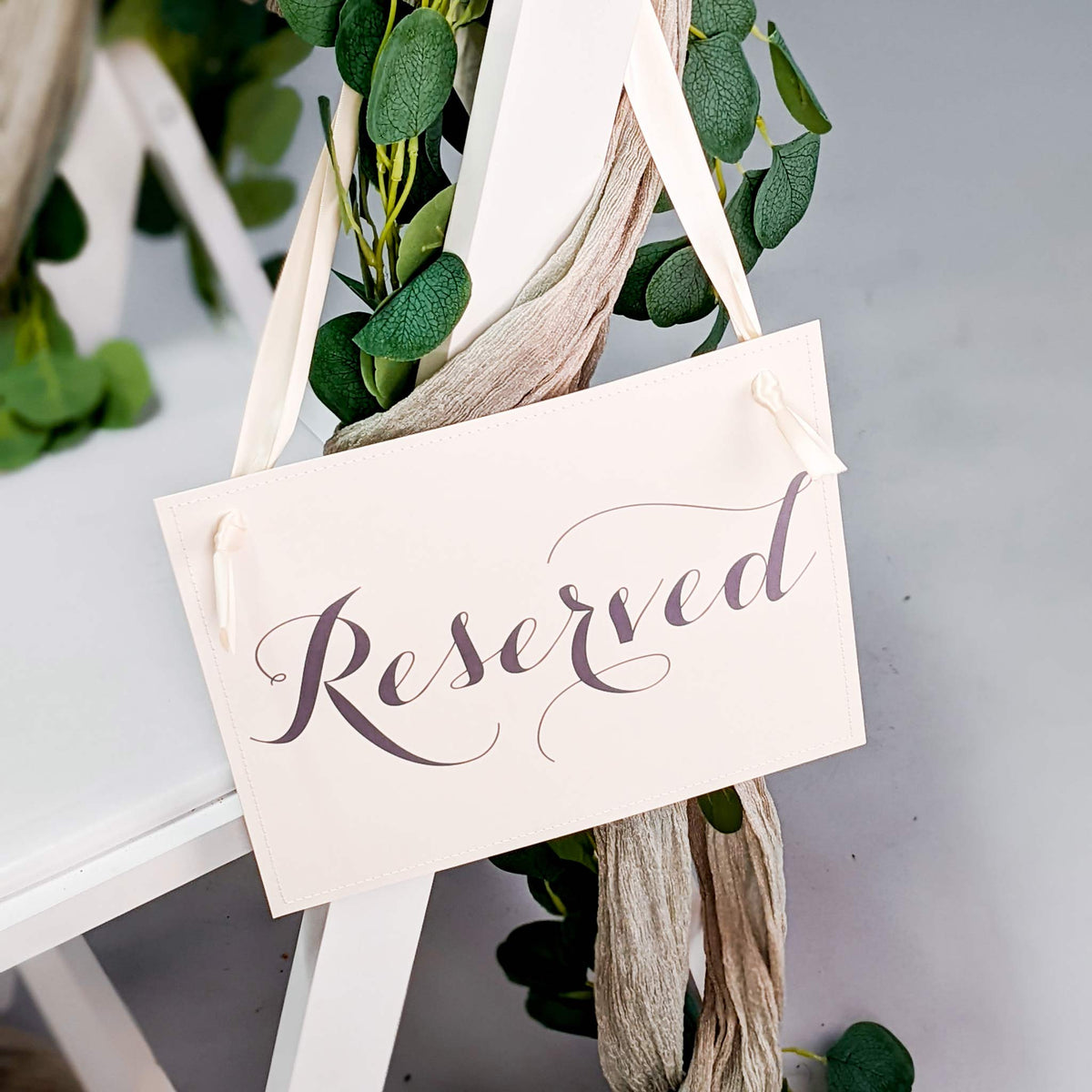 Reserved Signs, Set of 2