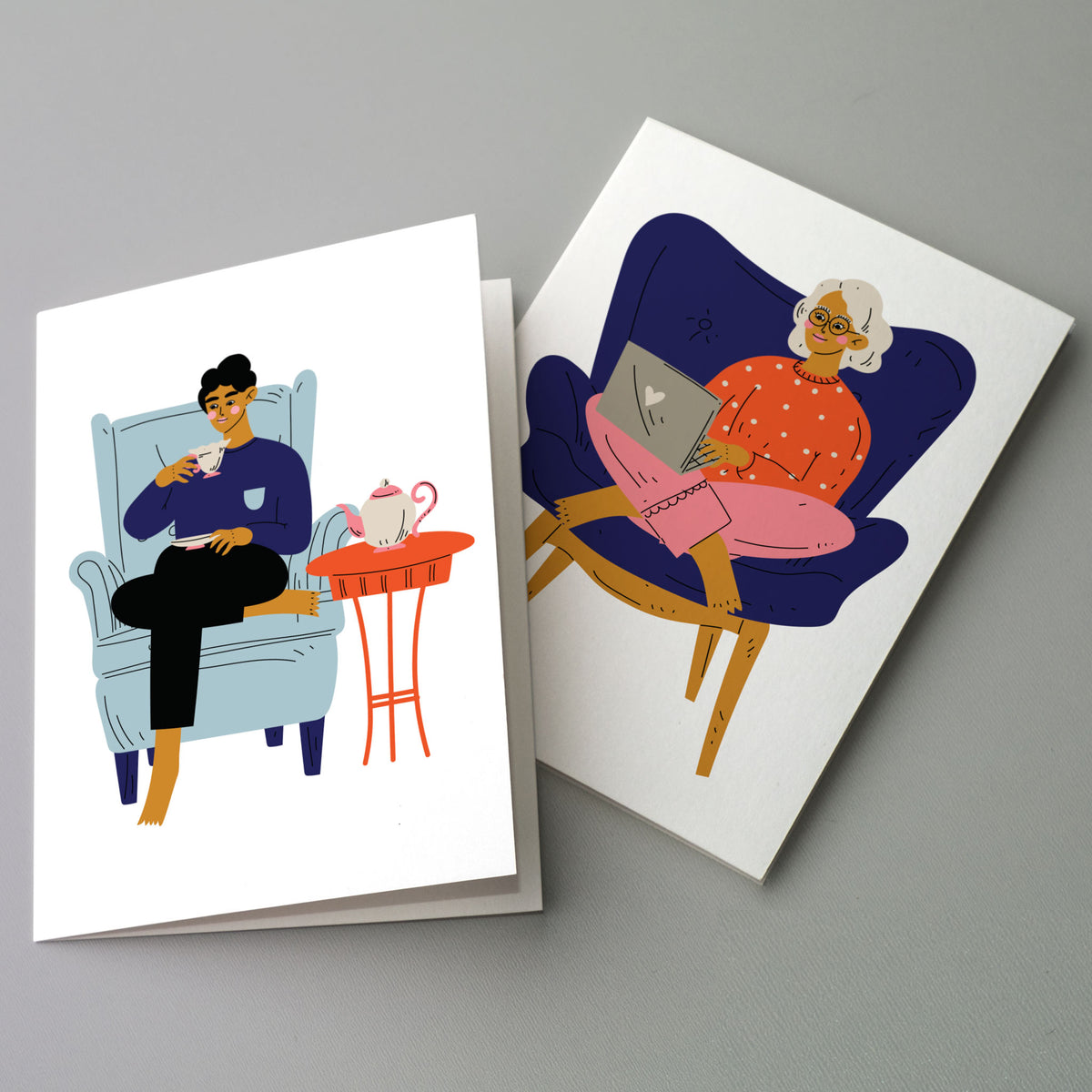 Just Because Greeting Cards, Set of 24