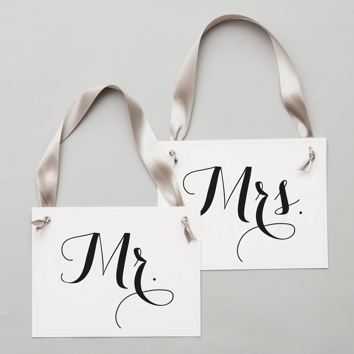Mr. & Mrs. Chair Signs