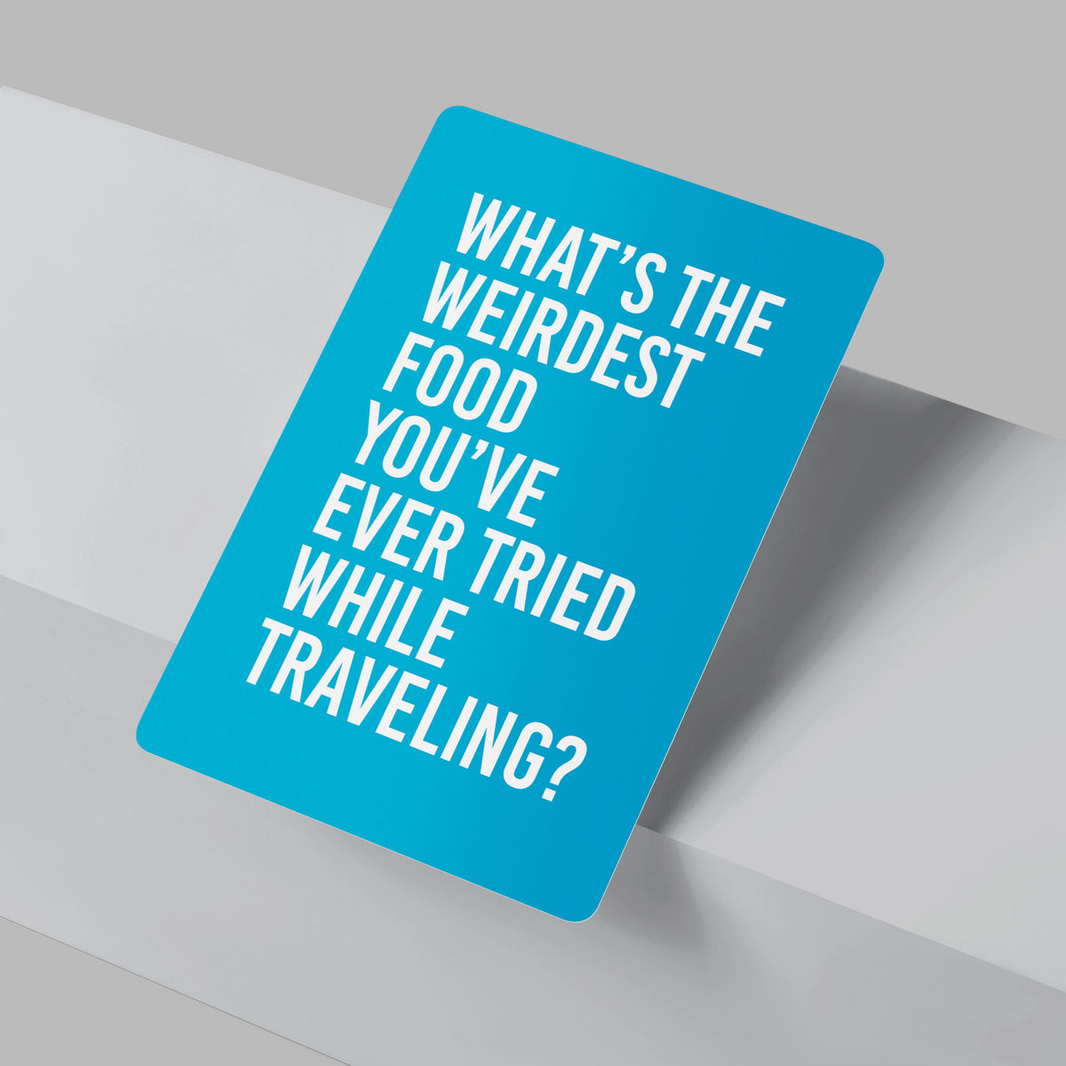 Family Vacation Conversation Starter Cards, Deck of 16