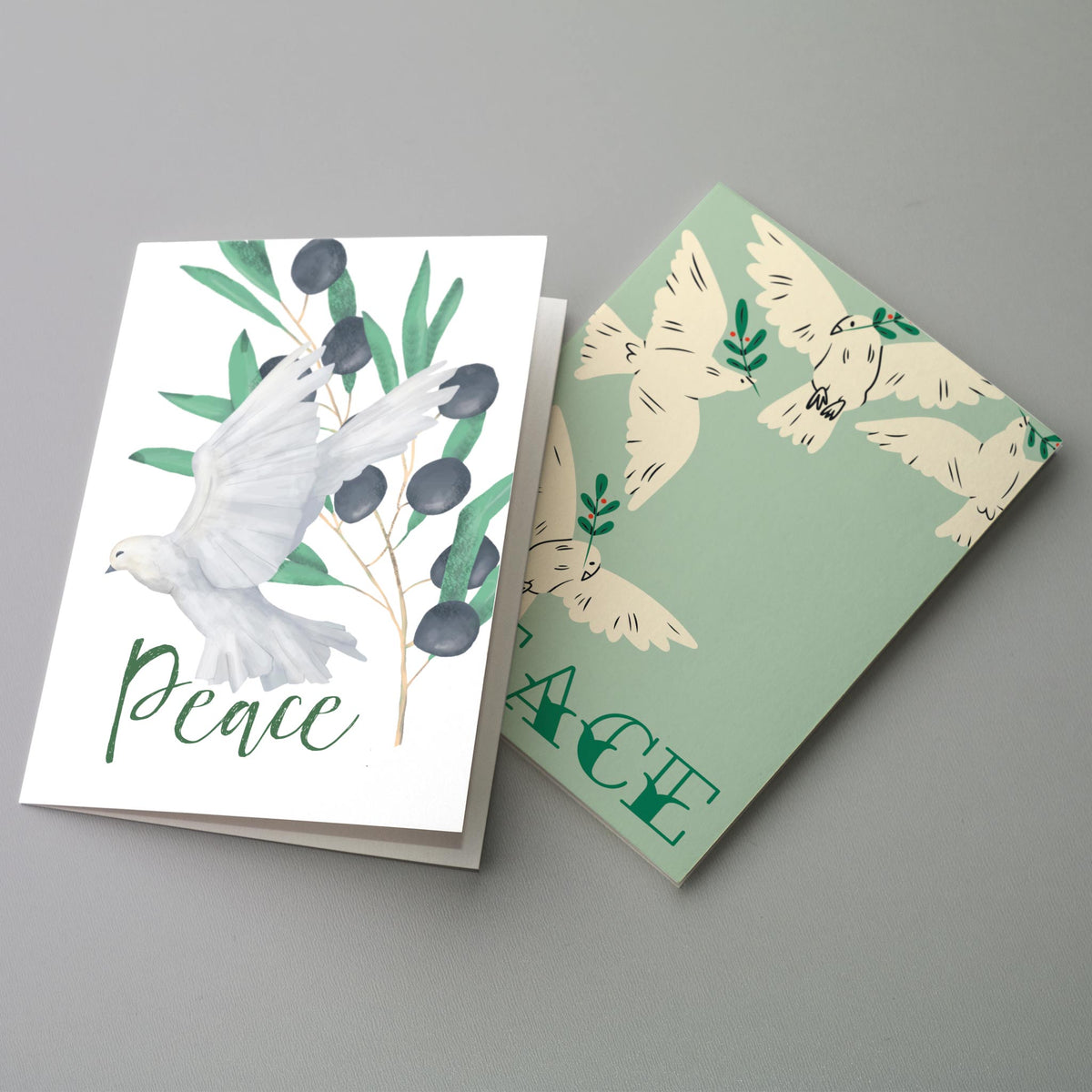Peace on Earth Holiday Greeting Cards, Set of 24