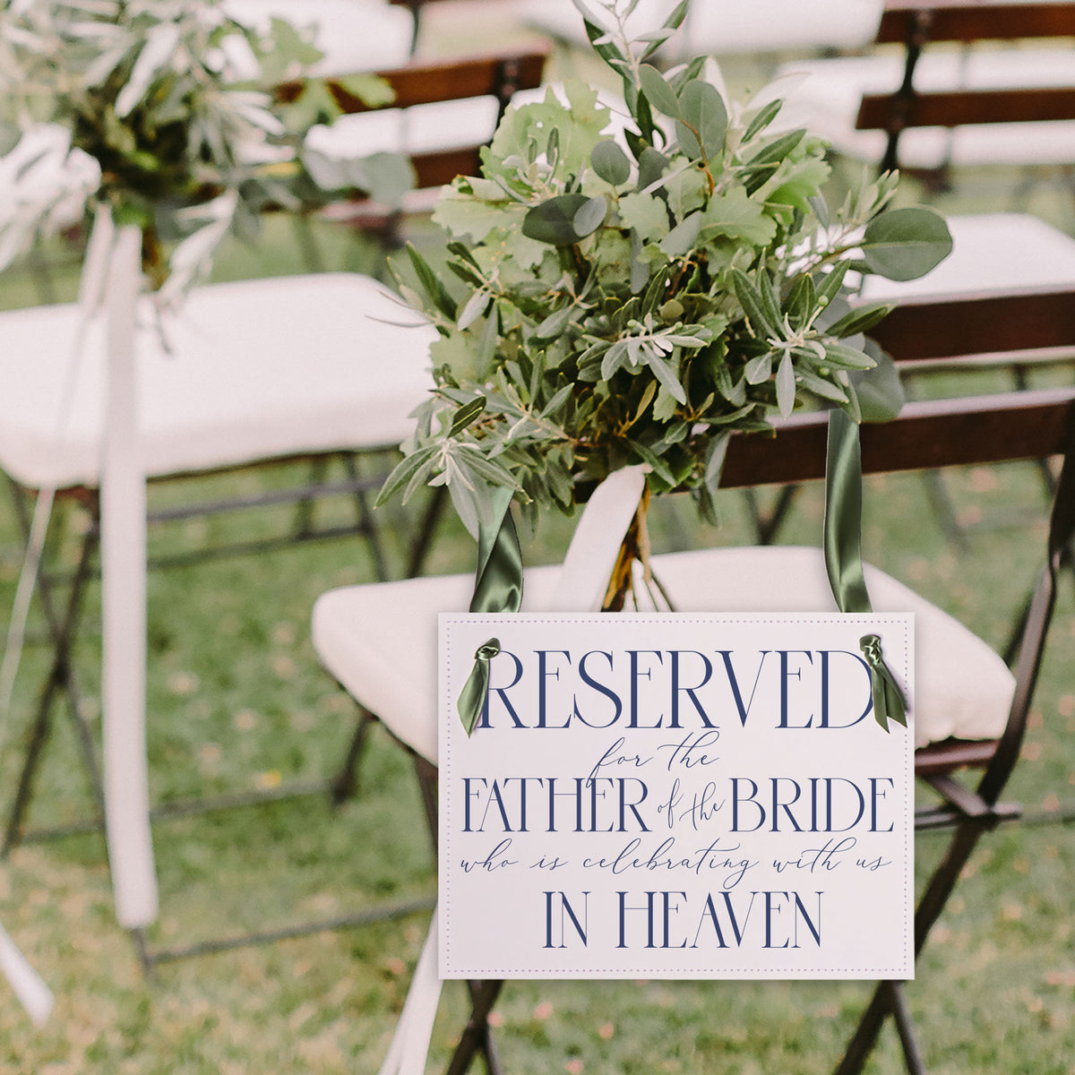 Father of the Bride Memorial Sign