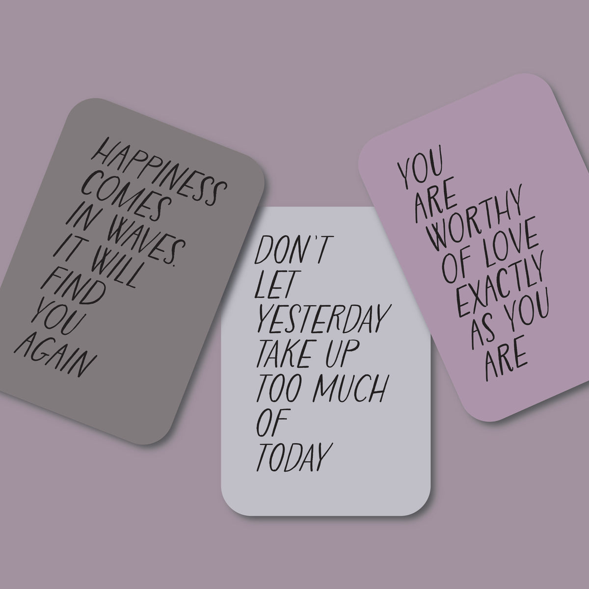 Self-Care Affirmation Cards, Deck of 16