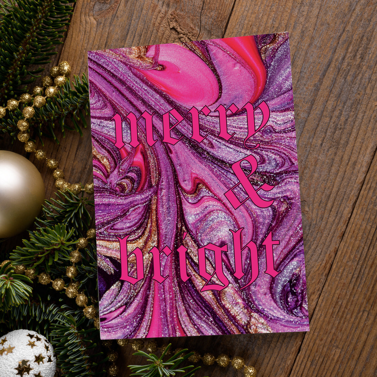 Set of 12 Christmas card designs, 2 of each, with a mix of text-only and illustrated styles.