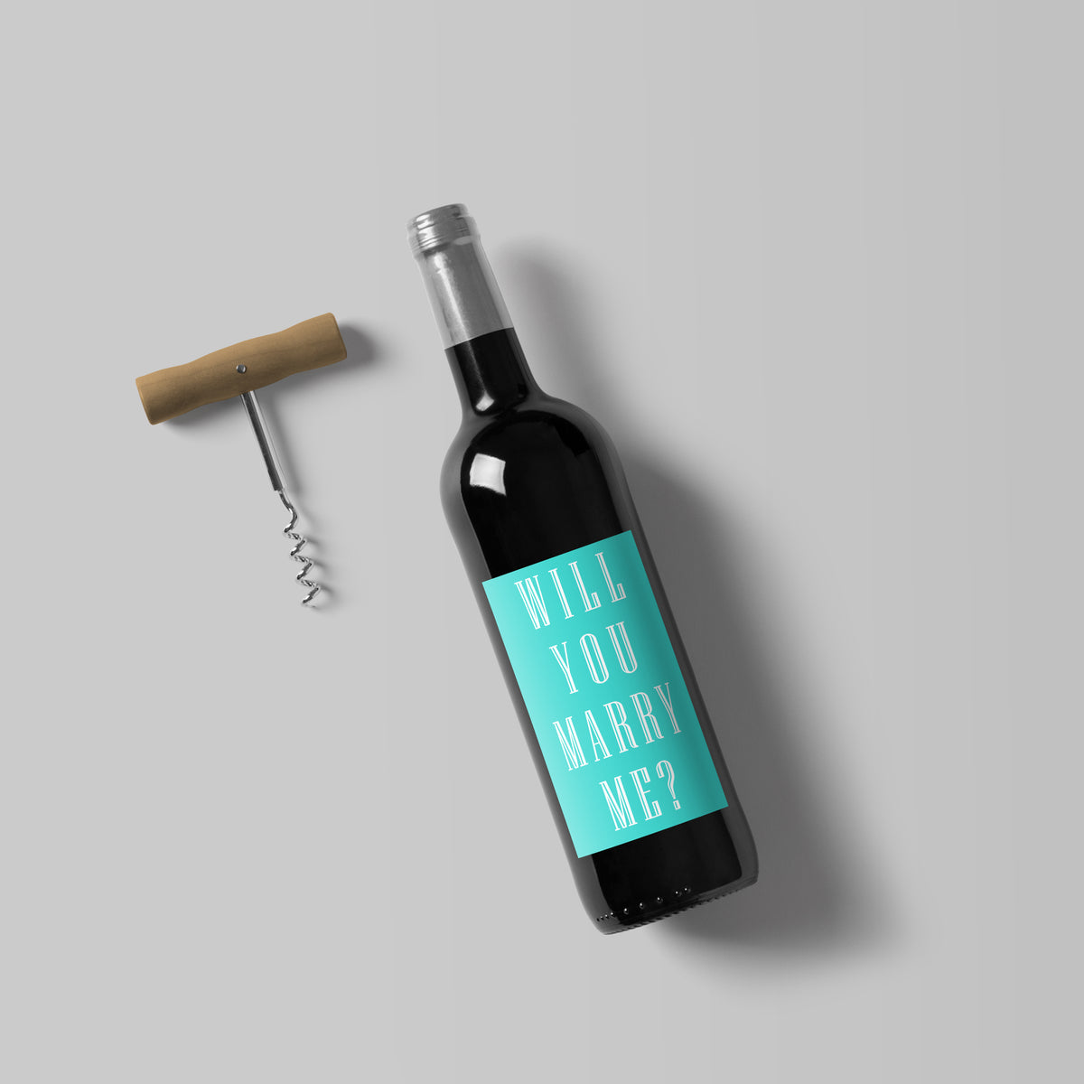 Proposal Wine Labels, Pack of 2