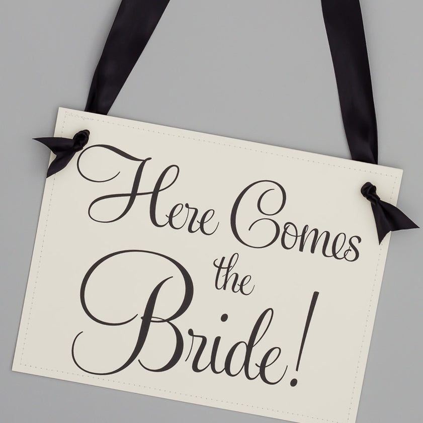 Here Comes the Bride Sign